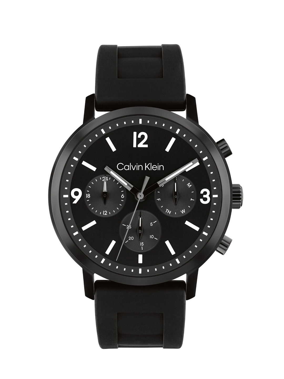 

Calvin Klein Men Regular Straps Analogue Chronograph Watch 25200461, Black