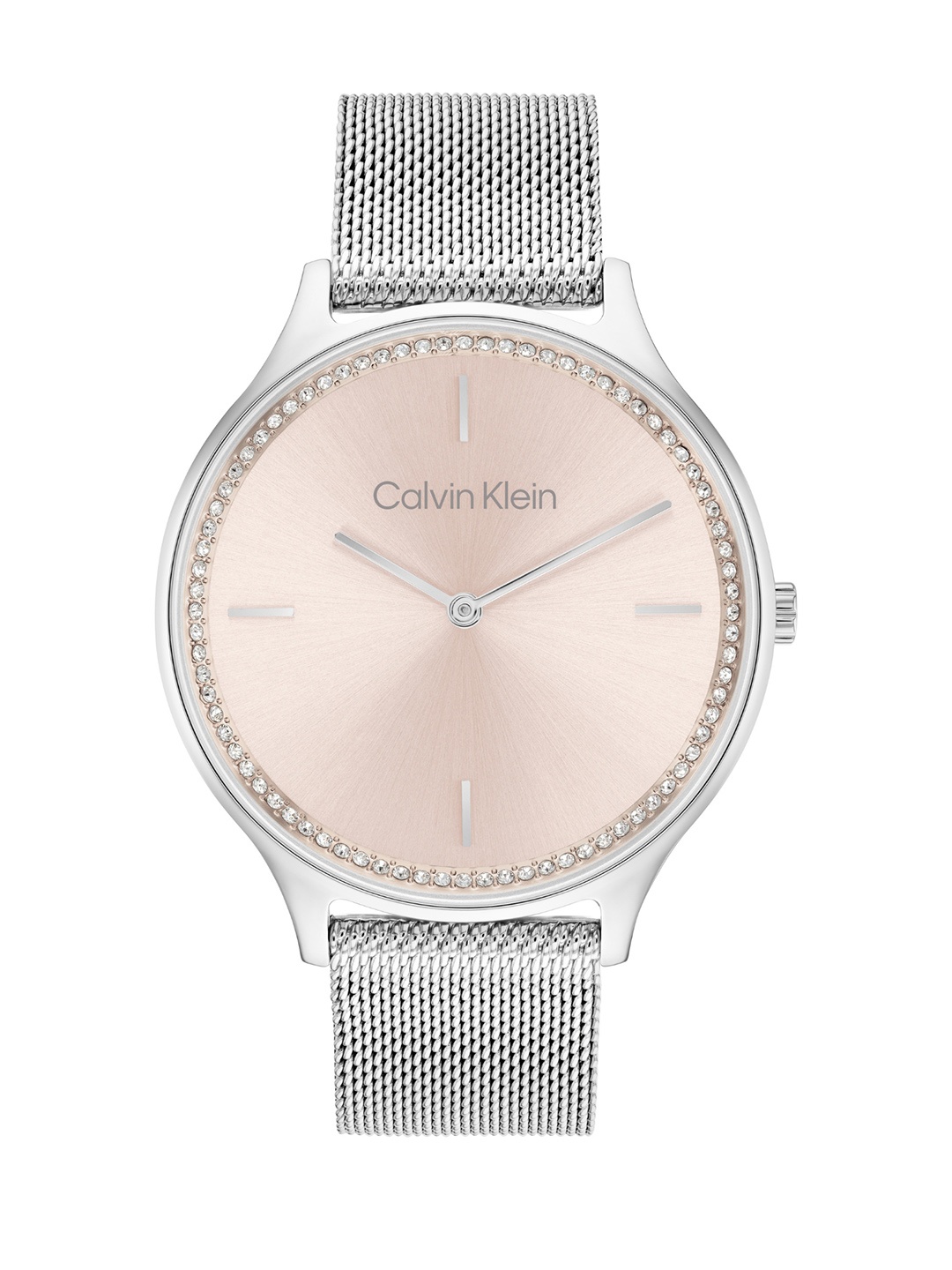 

Calvin Klein Women Bracelet Style Straps Analogue Watch 25100004, Silver