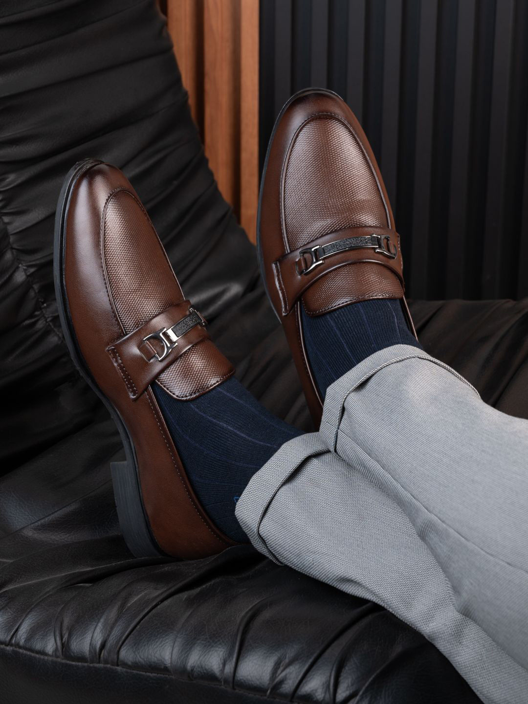 

Hydes N Hues Men Formal Loafers, Brown