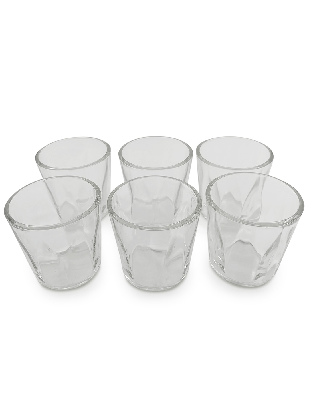

VIDIVI Transparent 6 Pieces Dishwasher and Microwave Safe Water Glasses