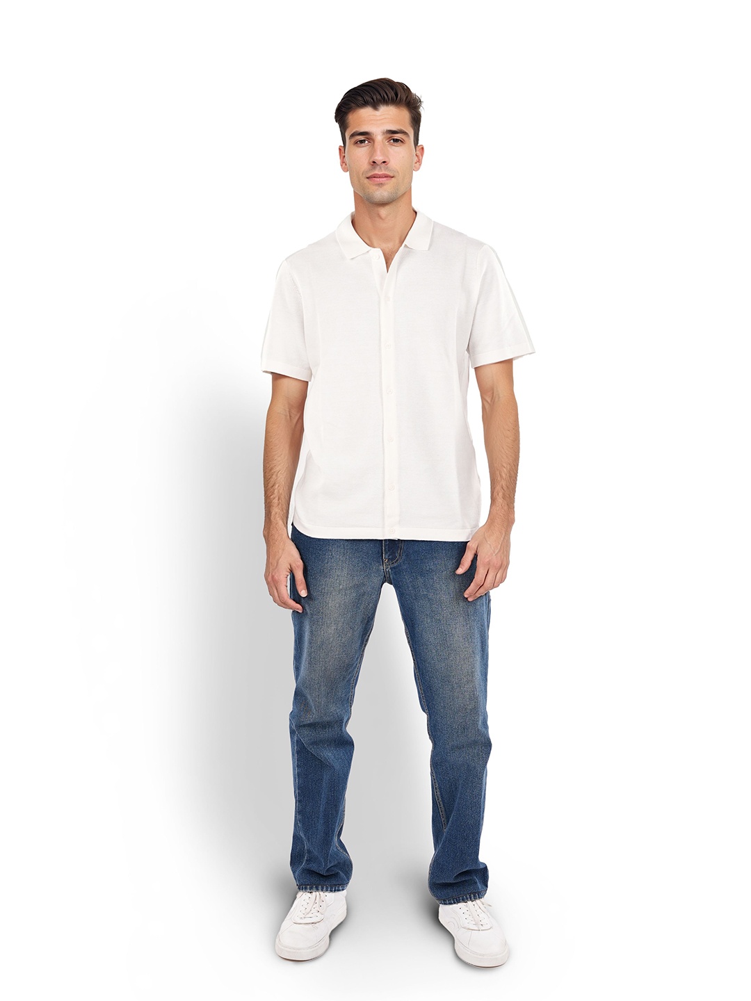 

Celio Men Classic Opaque Casual Shirt, White