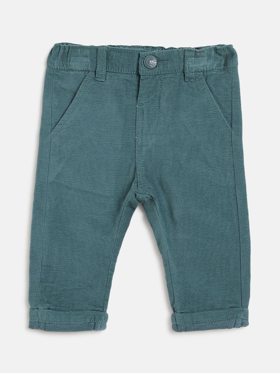 

Chicco Boys Mid-Rise Relaxed Easy Wash Chinos Trousers, Green