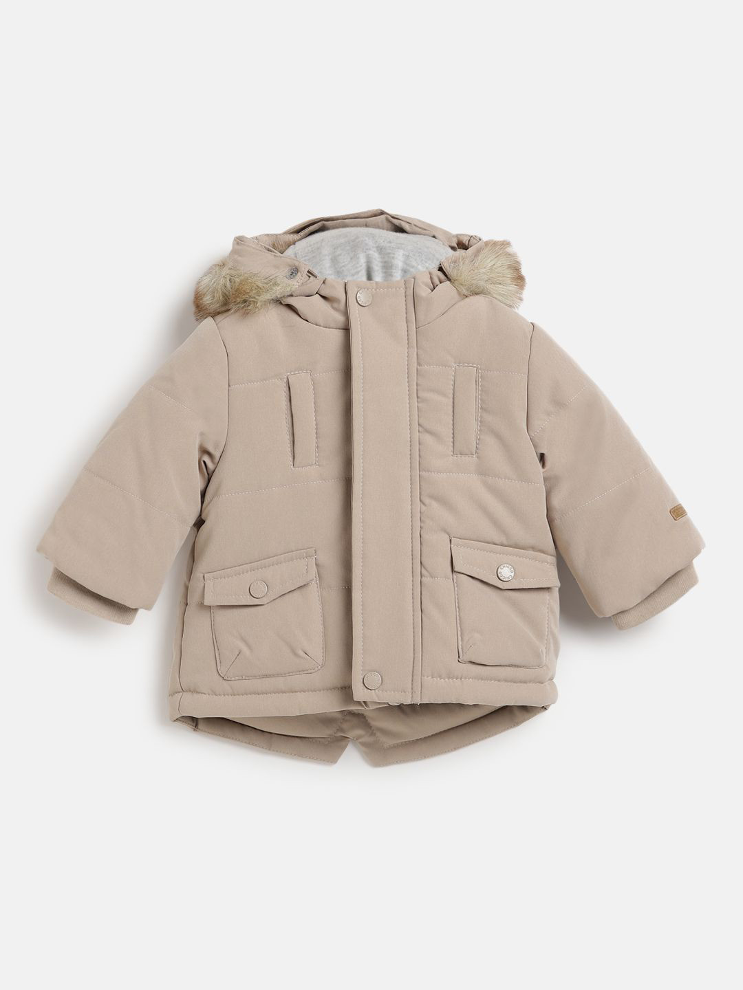 

Chicco Boys Padded Jacket with Patchwork, Brown