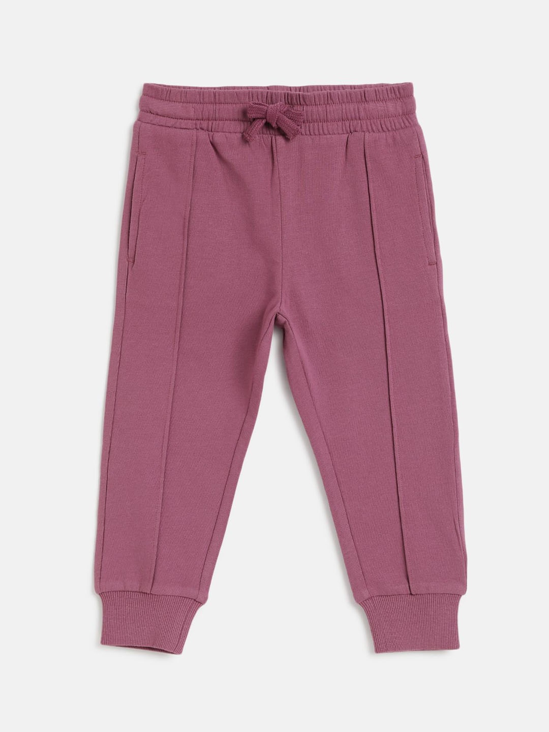 

Chicco Kids Relaxed Mid-Rise Regular Fit Easy Wash Joggers, Purple