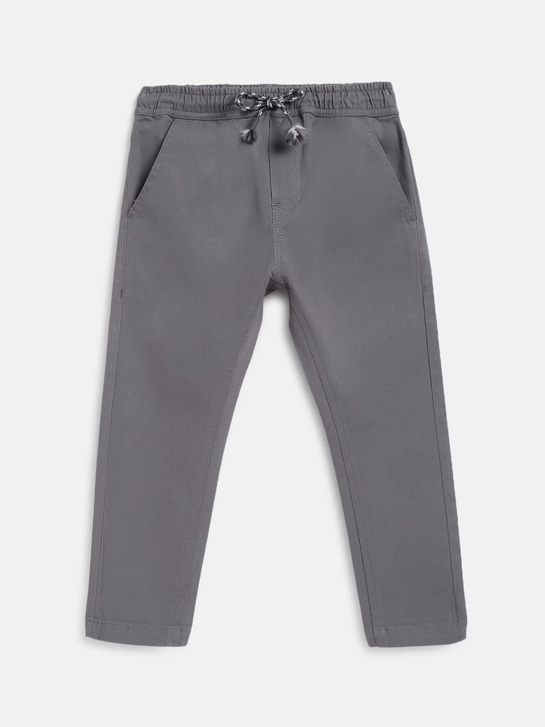 

Chicco Boys Mid-Rise Relaxed Easy Wash Chinos Trousers, Grey
