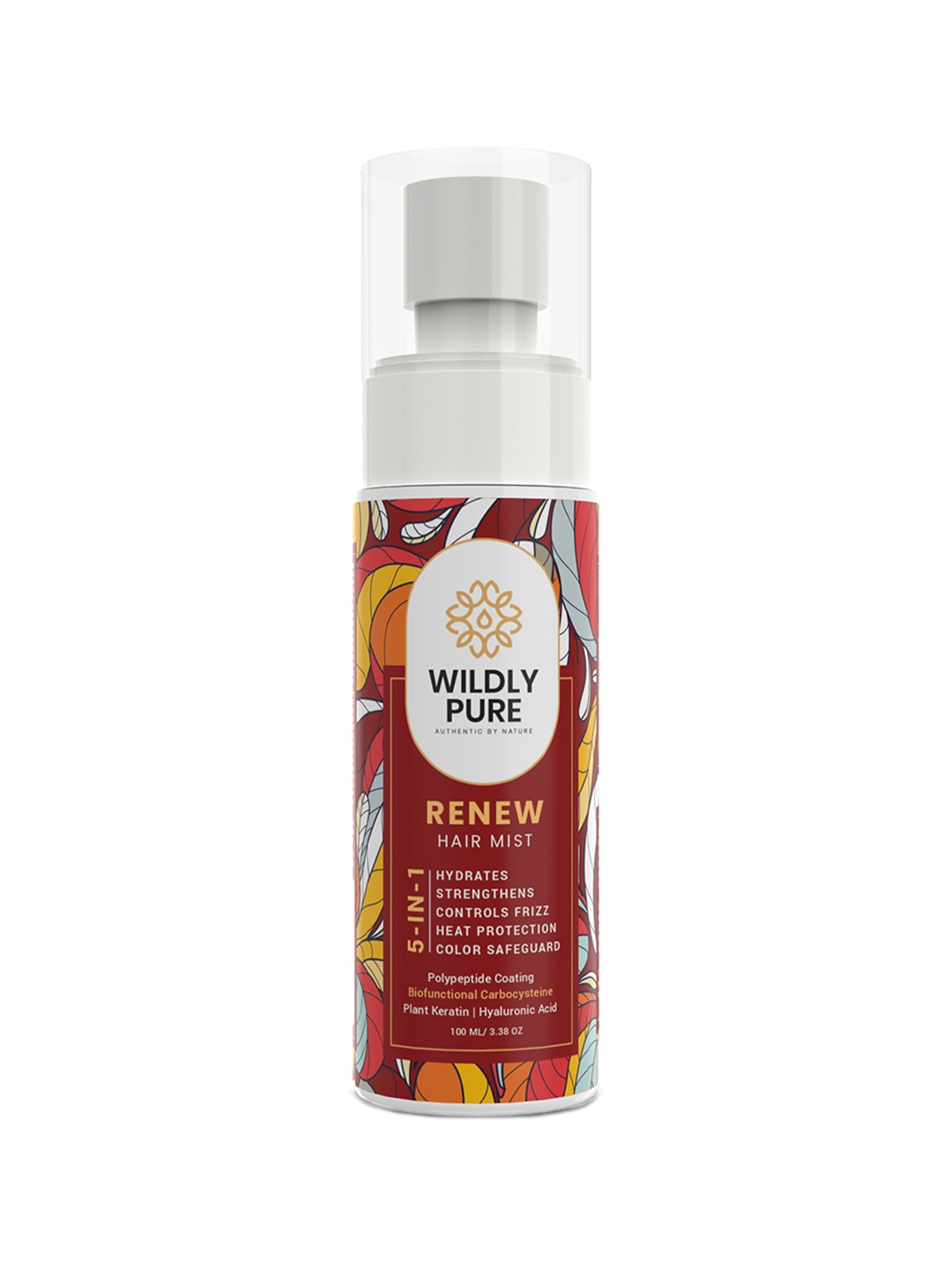 

Wildly Pure Renew Hair Mist With Hyaluronic Acid - 100ml, Red