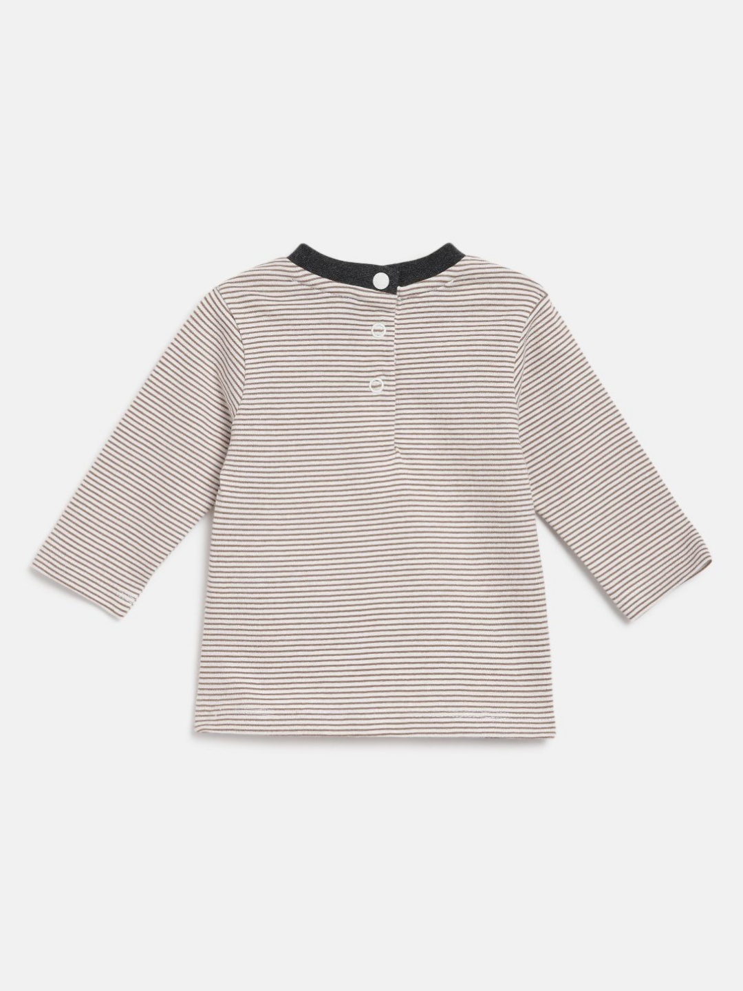 

Chicco Boy Striped Round Neck T-shirt, Beige