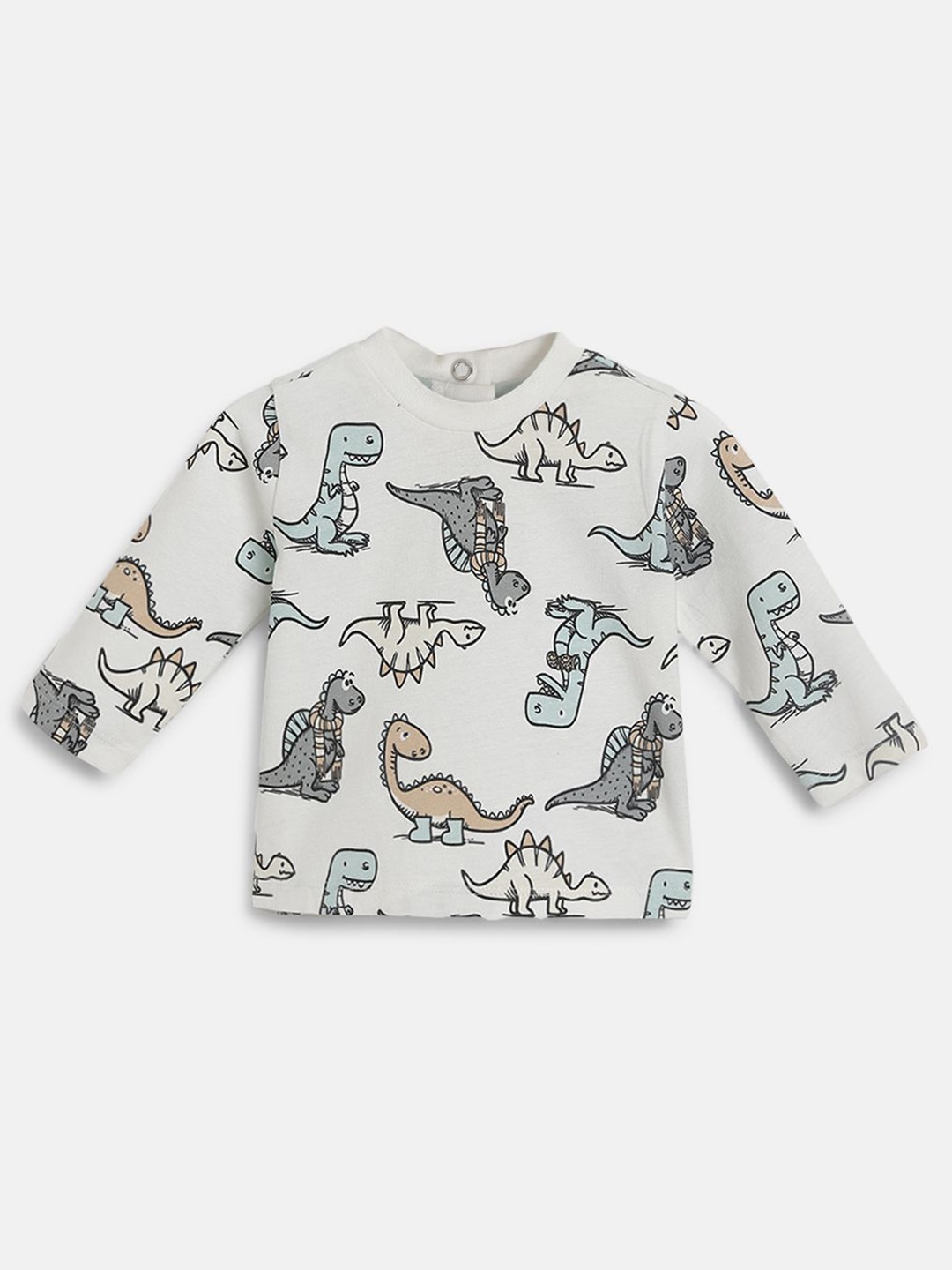 

Chicco Boy Animal Graphic Printed T-shirt, Off white