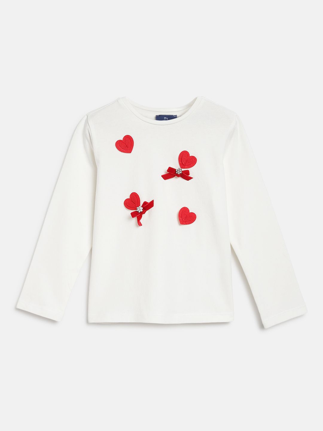 

Chicco Girls Applique T-shirt, White