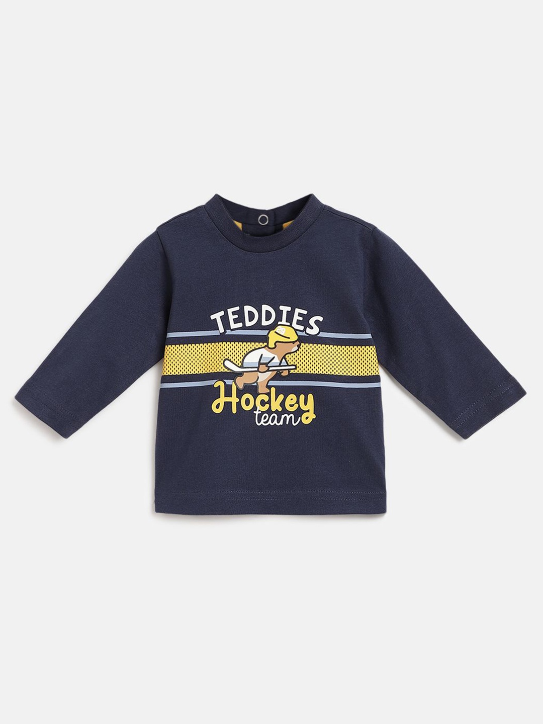 

Chicco Boy Typography Printed Round Neck T-shirt, Navy blue