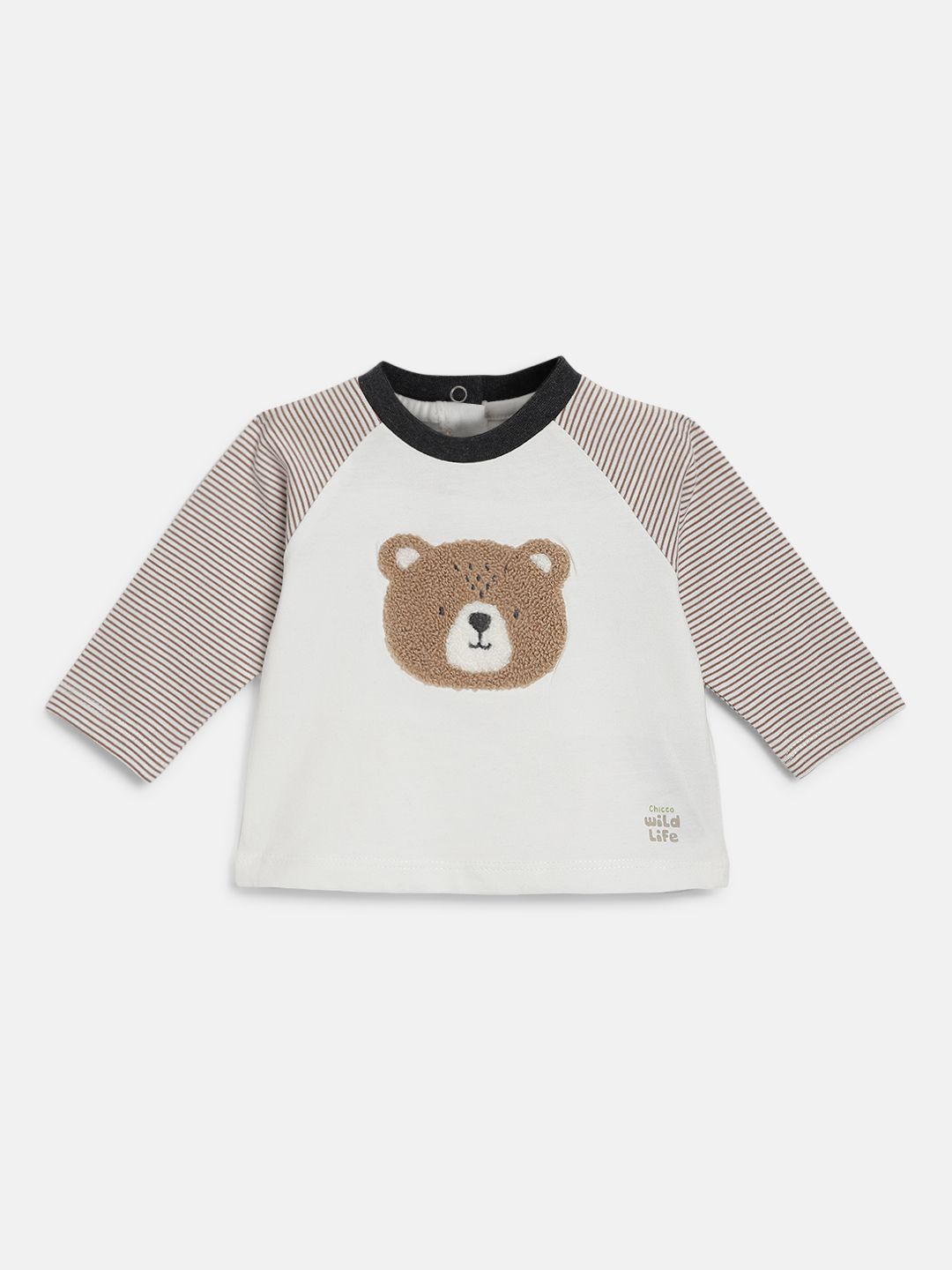 

Chicco Boy Graphic Printed Round Neck T-shirt, White