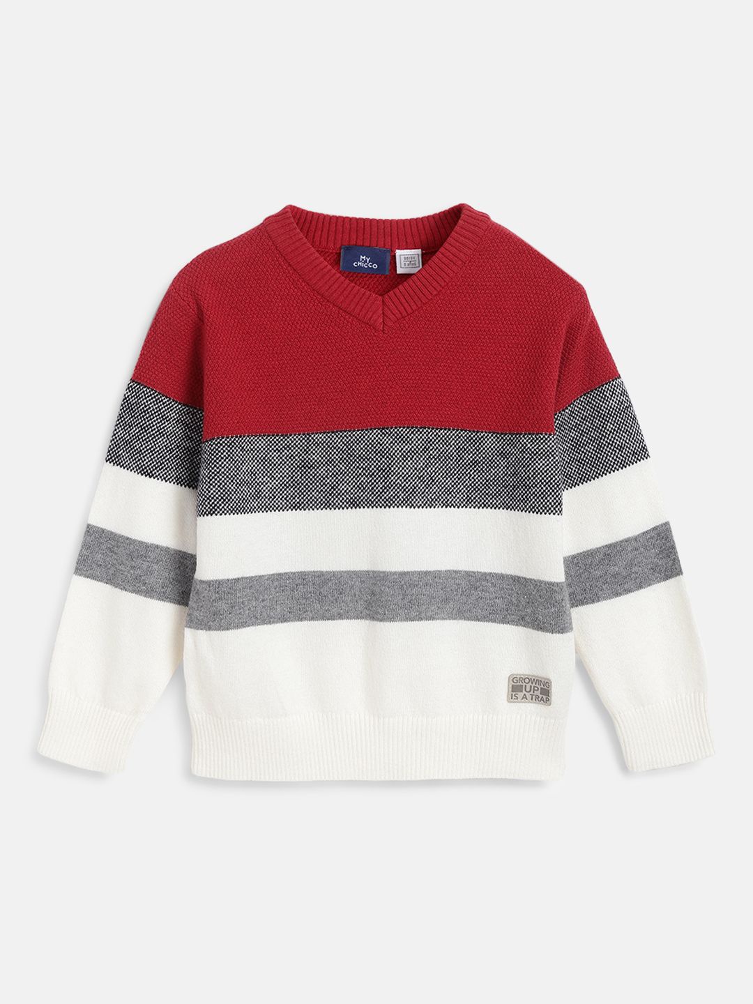 

Chicco Boys Colourblocked Pullover, Maroon
