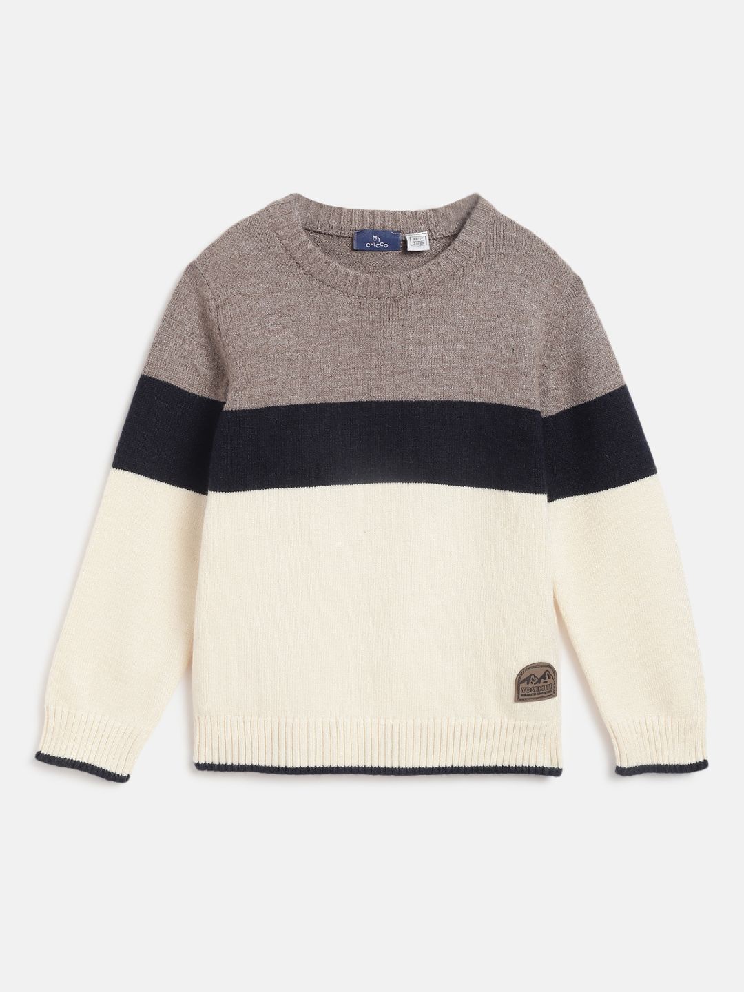 

Chicco Boys Colourblocked Pullover, Brown