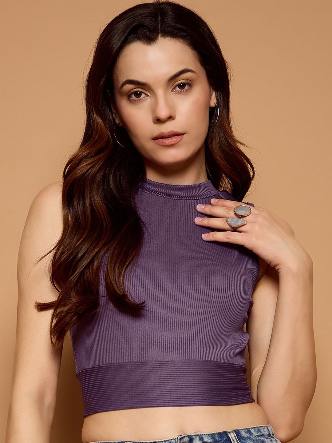 

Kibo Crop Top, Lavender