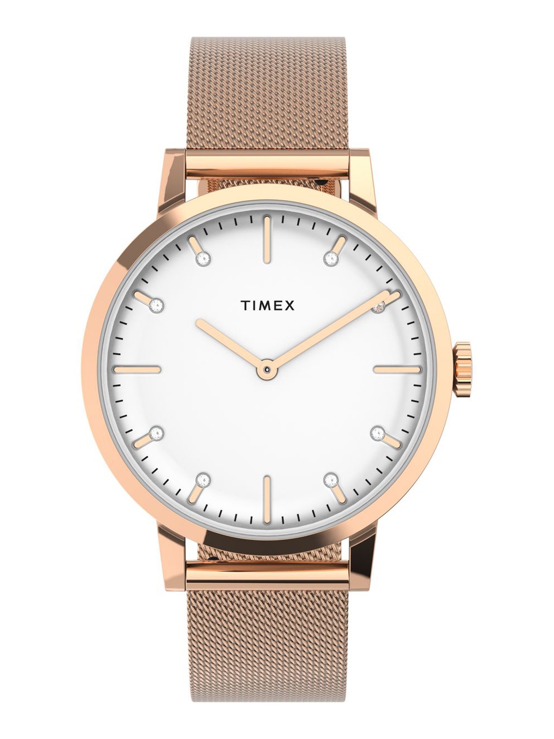 

Timex Women Bracelet Style Straps Analogue Watch TW2V37100UJ, White