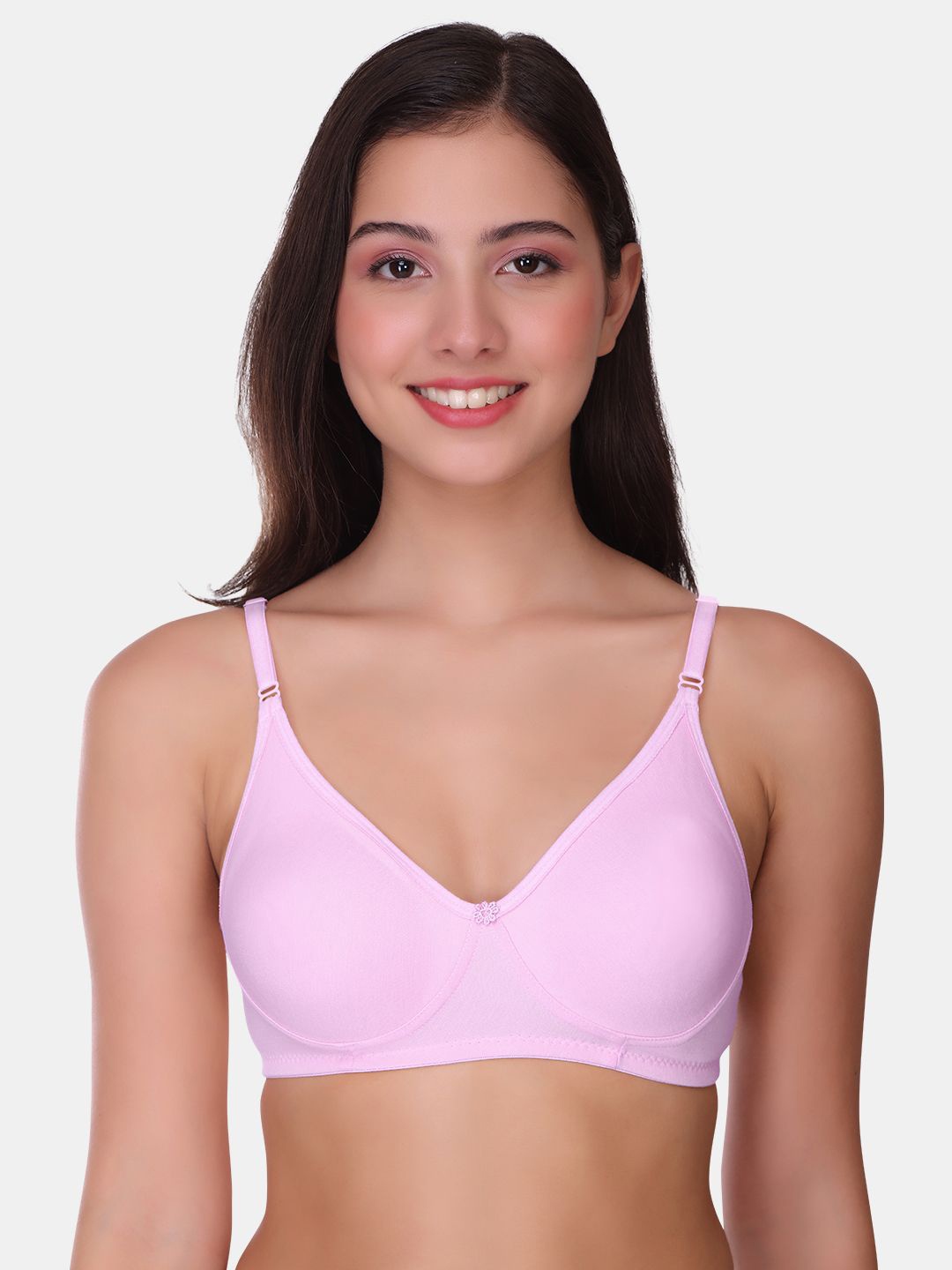 

POOJA RAGENEE Womens Full Coverage Non Padded Mould Cotton Bra (MQ3057_1P_LV_28B), Lavender