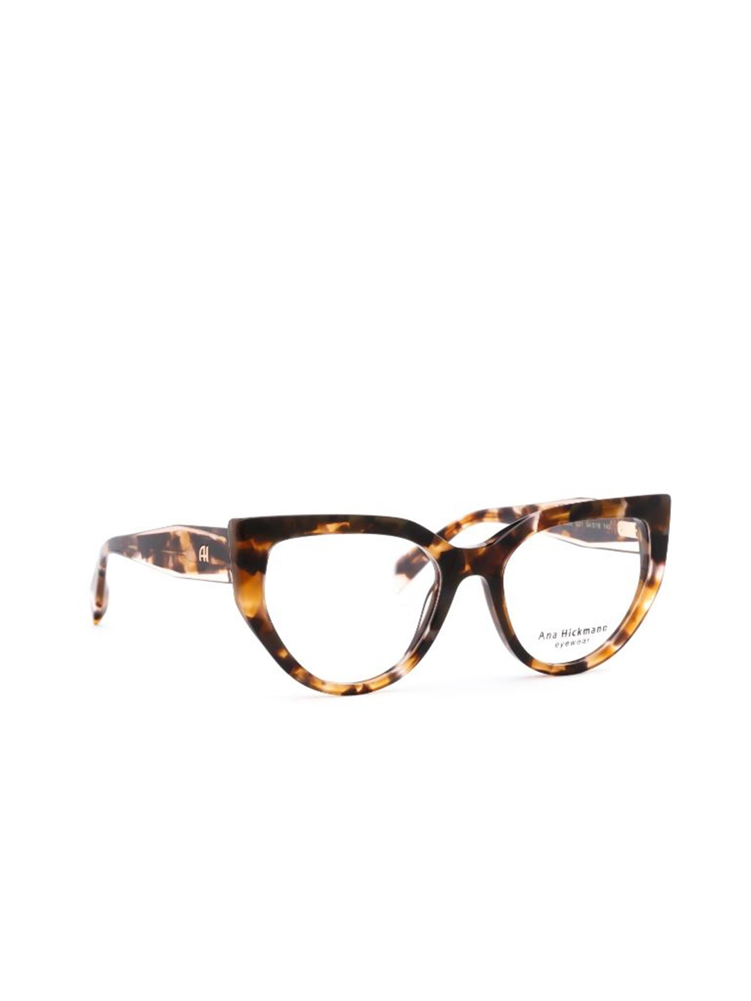 

Ana Hickmann Women Abstract Printed Full Rim Cateye Frames, White