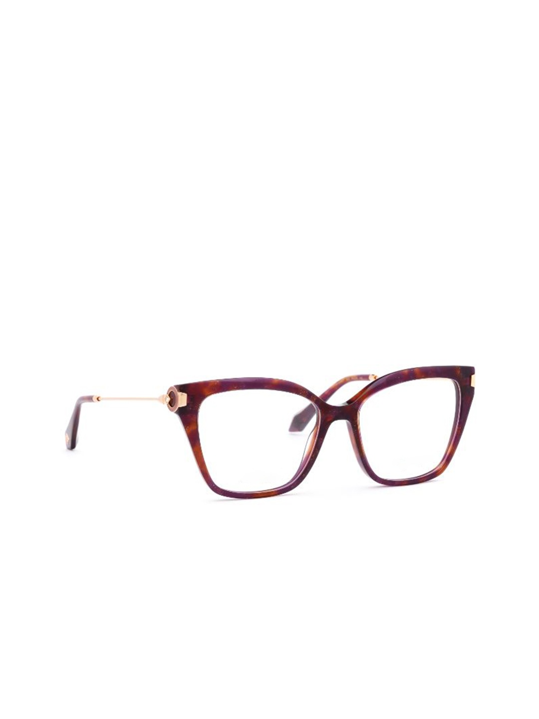 

Ana Hickmann Women Abstract Printed Full Rim Square Frames, Brown