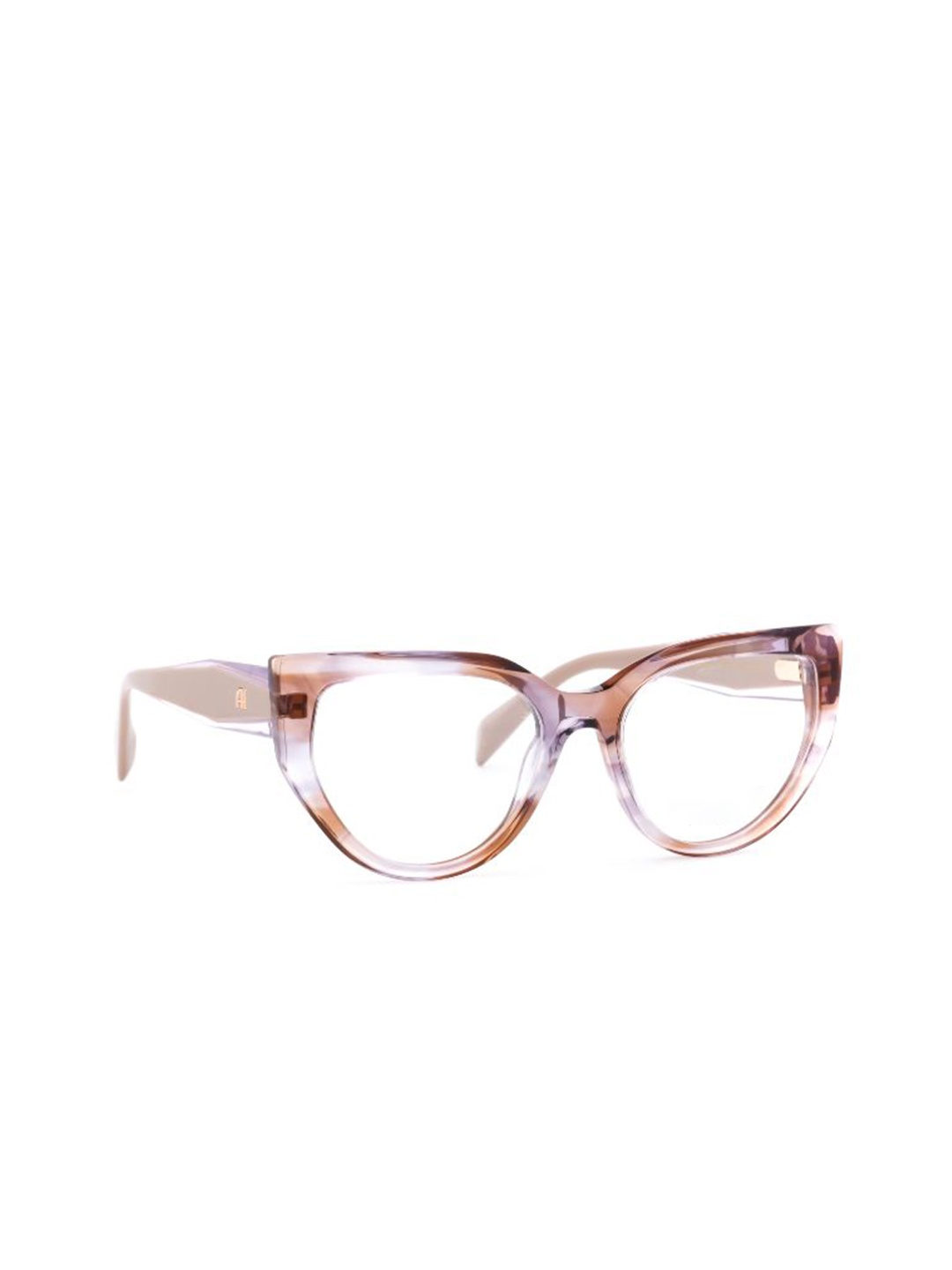 

Ana Hickmann Women Abstract Printed Full Rim Cateye Frames, Purple