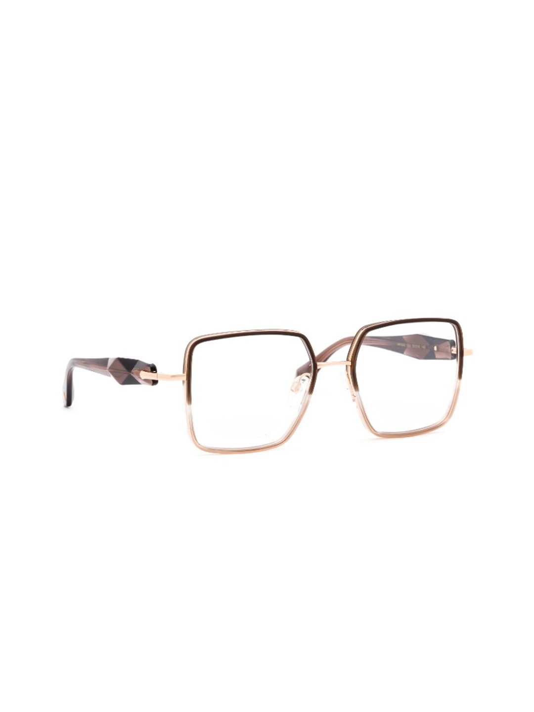 

Ana Hickmann Women Full Rim Square Frames, Gold