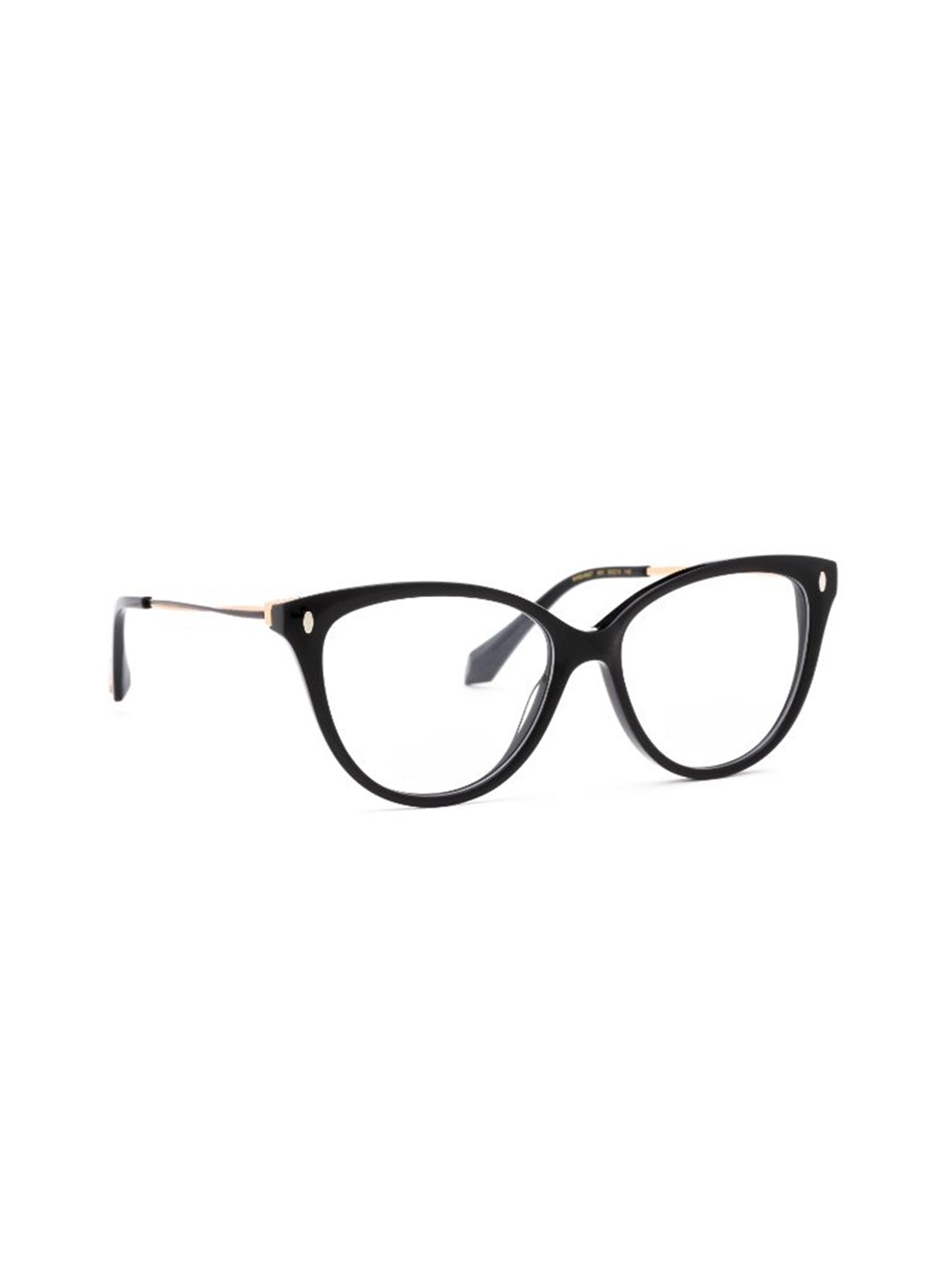 

Ana Hickmann Women Full Rim Cateye Frames, Black