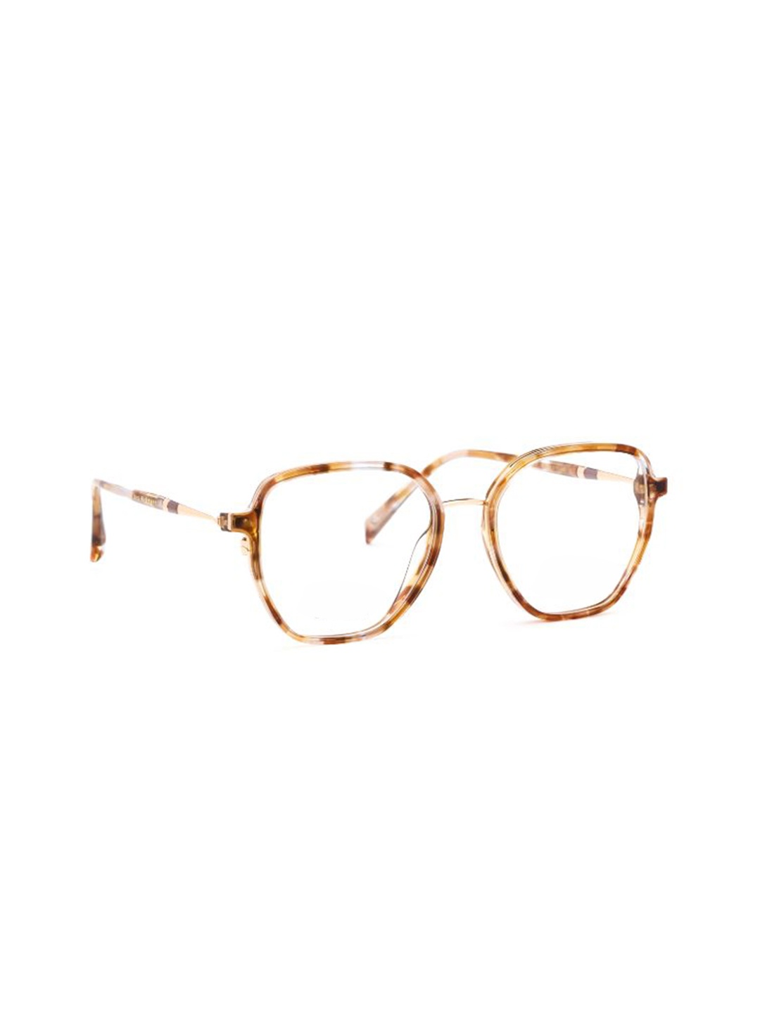 

Ana Hickmann Women Abstract Printed Full Rim Round Frames, Brown