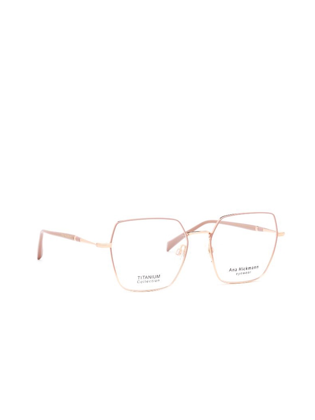 Ana Hickmann Women Full Rim Oversized Frames, Pink