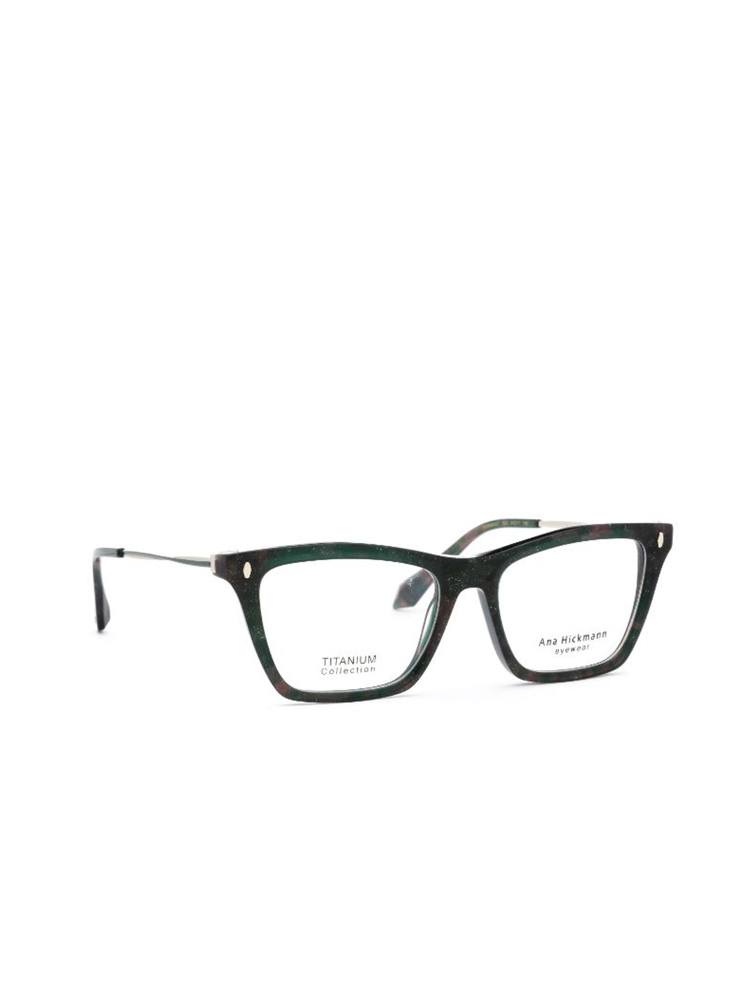 

Ana Hickmann Women Full Rim Square Frames, Green