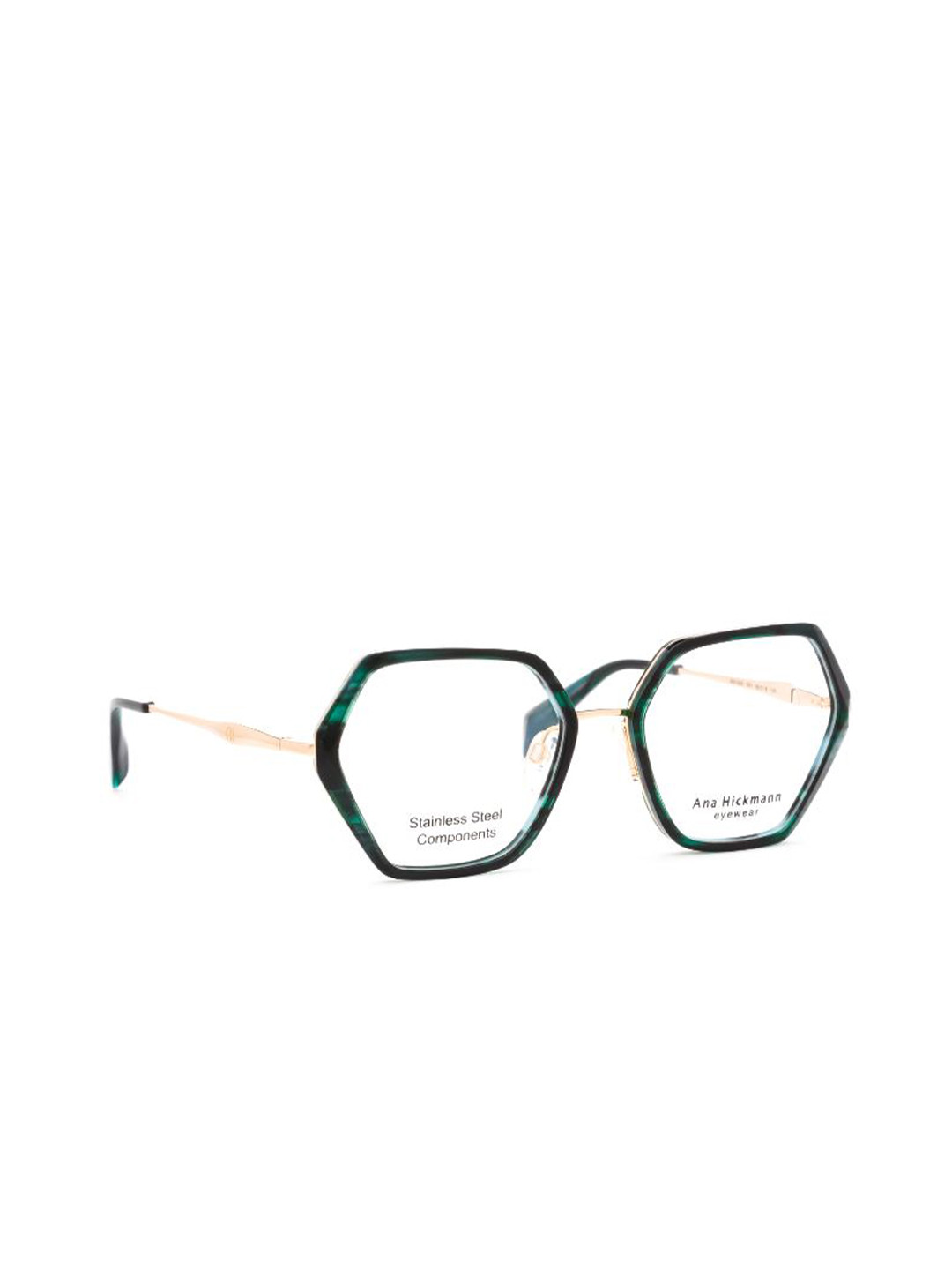 

Ana Hickmann Women Full Rim Oversized Frames, Green