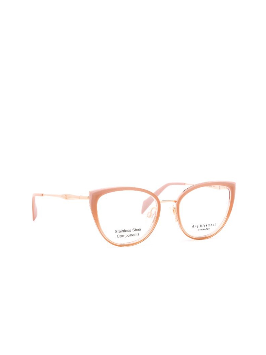 

Ana Hickmann Women Full Rim Round Frames, Pink