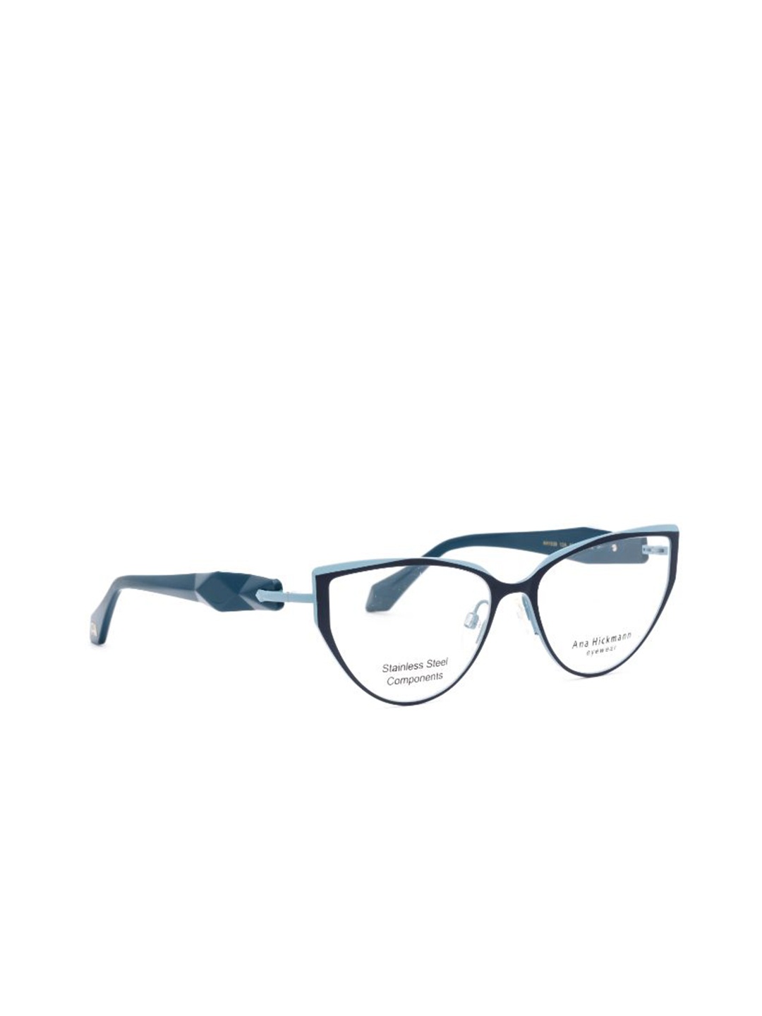 

Ana Hickmann Women Full Rim Cateye Frames, Blue