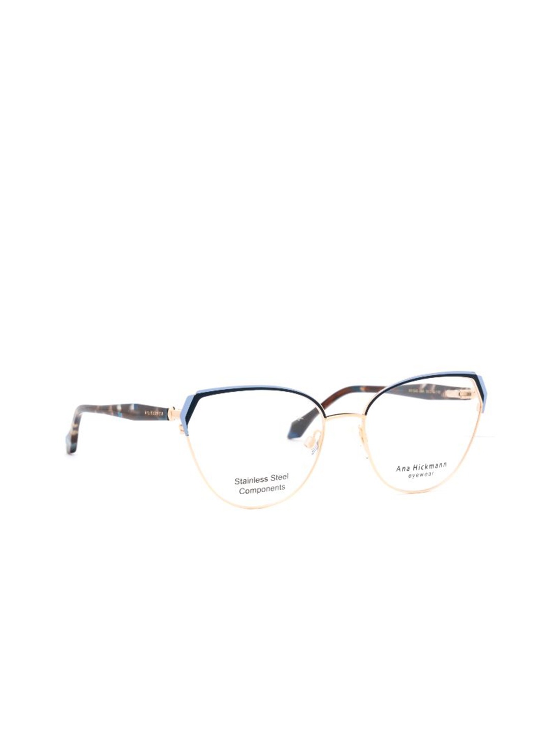 

Ana Hickmann Women Full Rim Cateye Frames, Blue