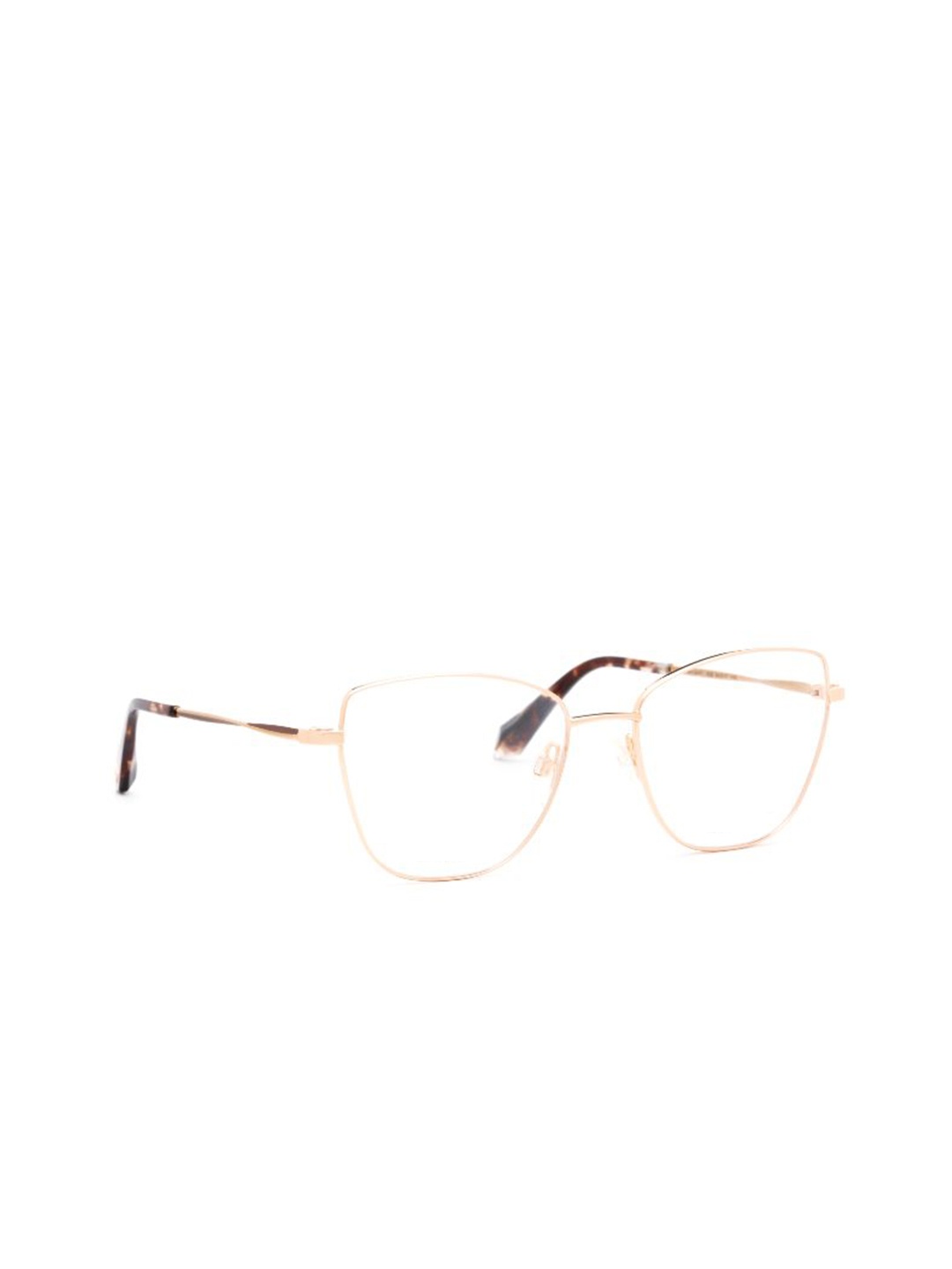 

Ana Hickmann Women Full Rim Square Frames, Gold