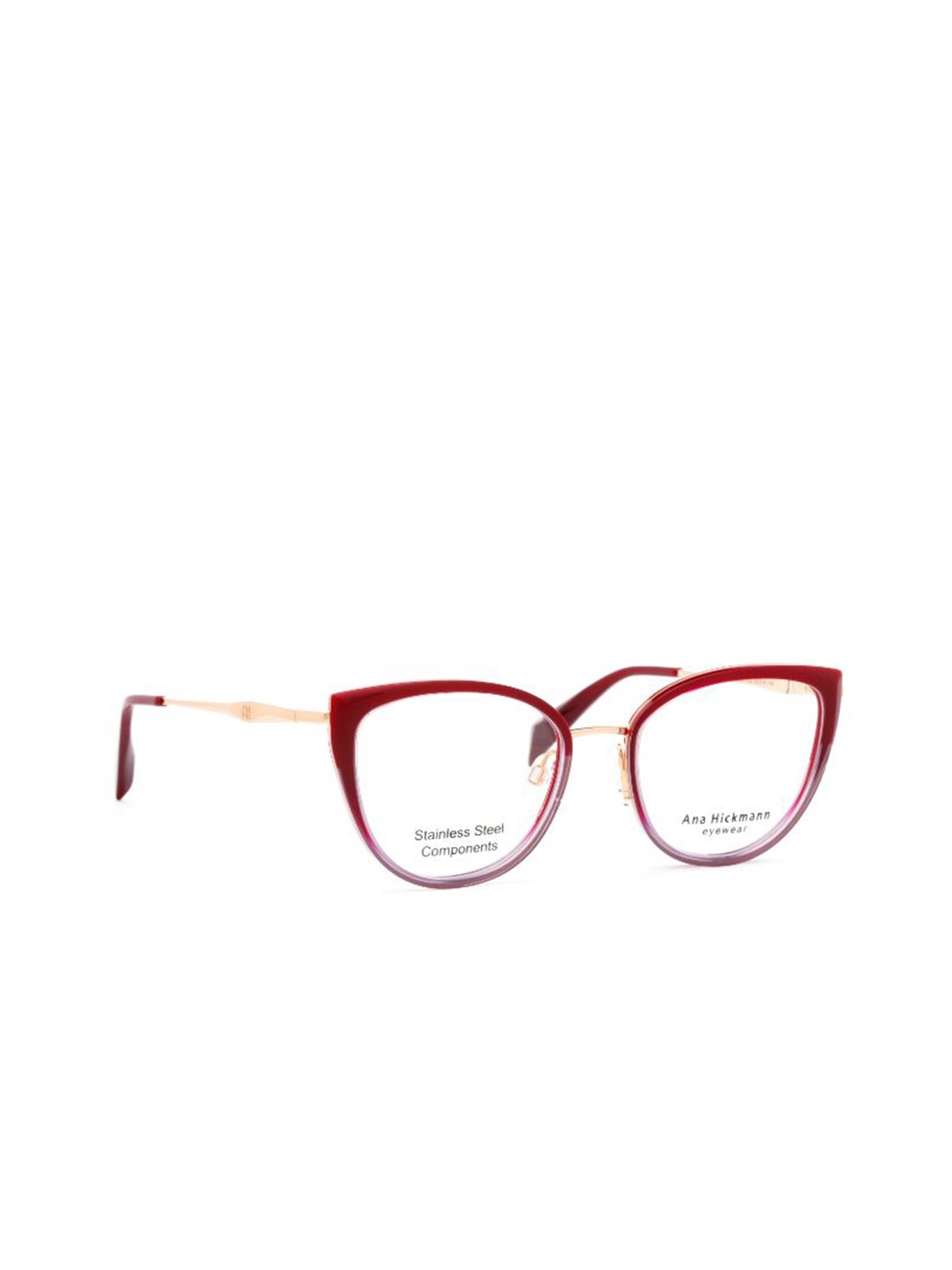 

Ana Hickmann Women Full Rim Round Frames, Purple