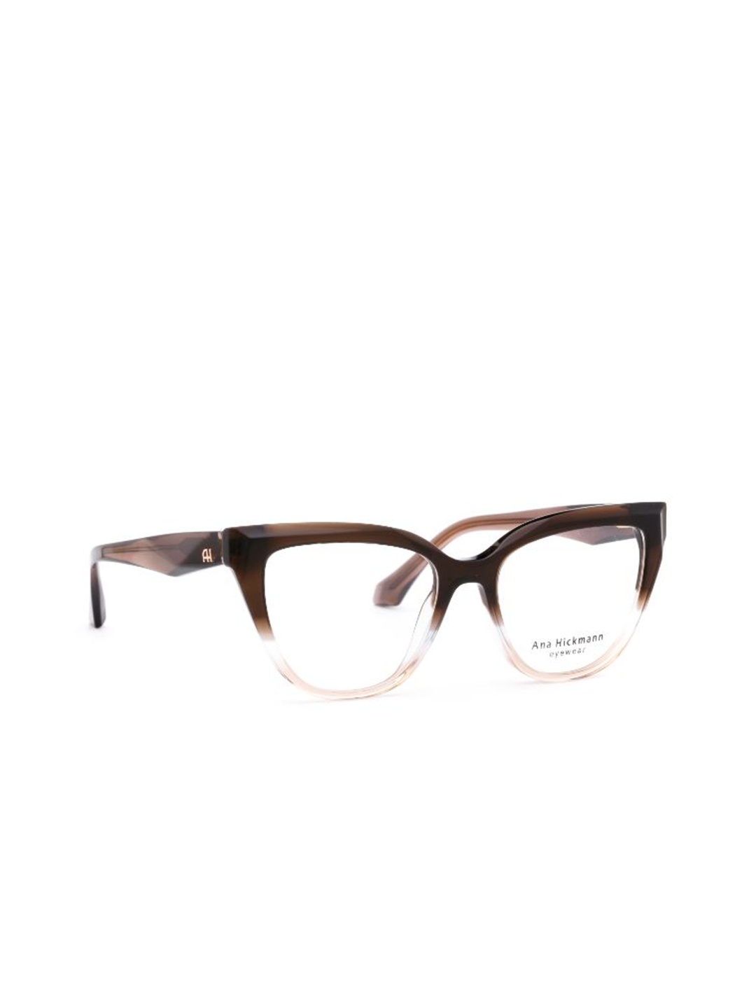 

Ana Hickmann Women Full Rim Cateye Frames, Brown