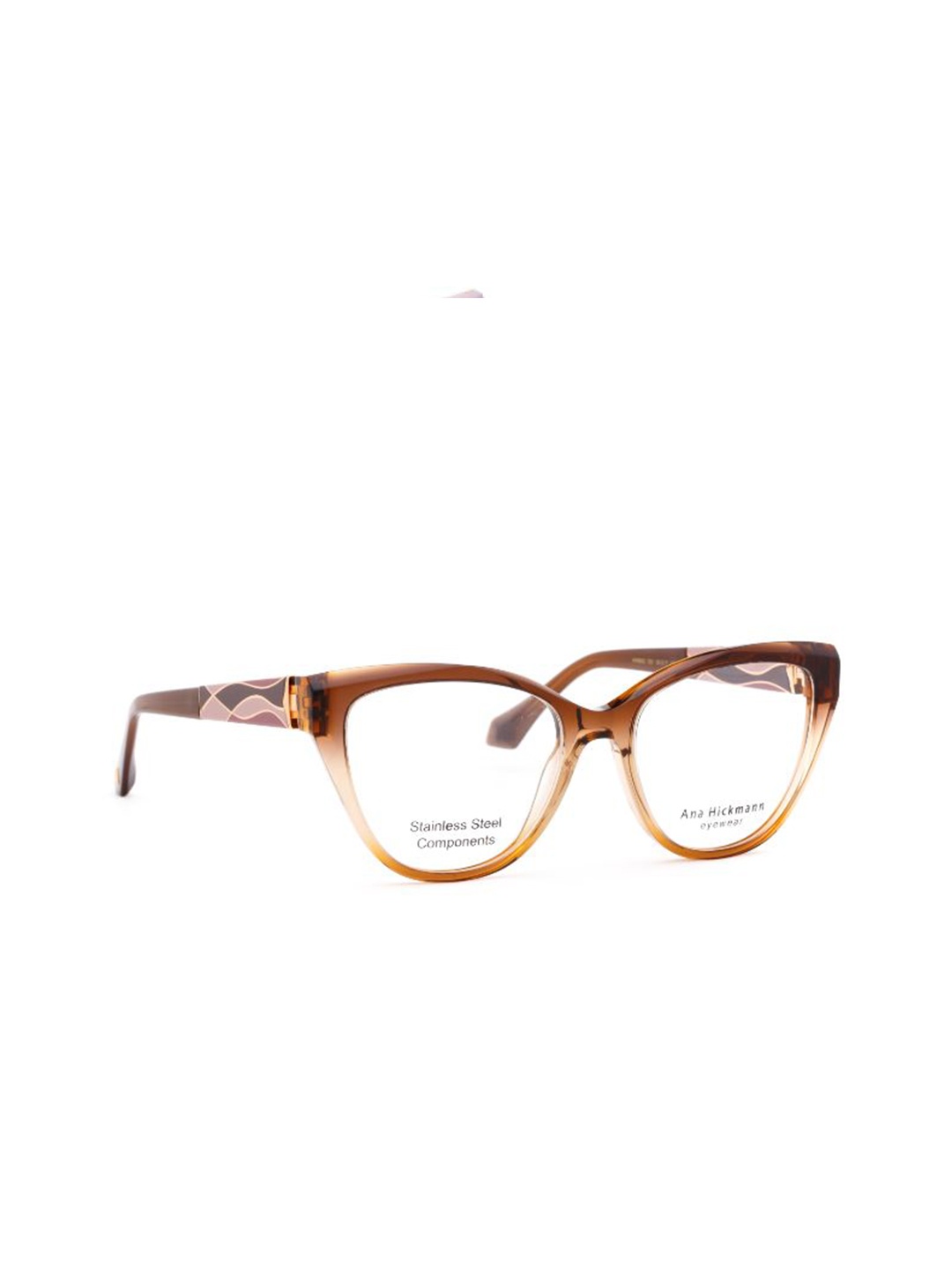 

Ana Hickmann Women Full Rim Cateye Frames, Yellow