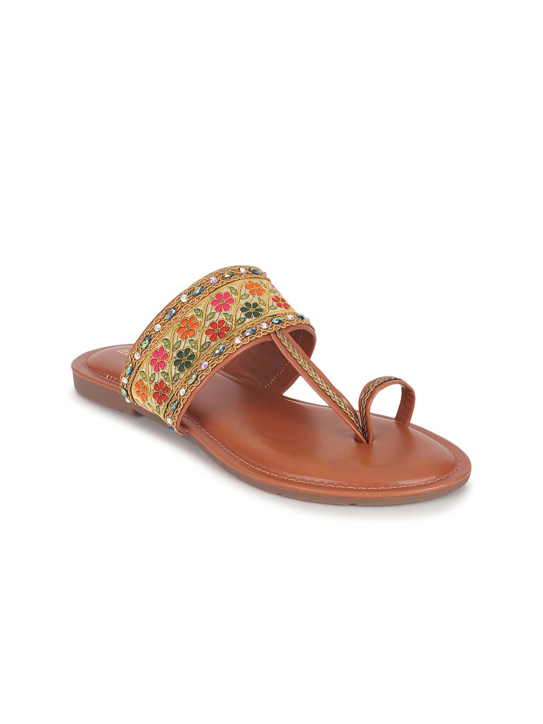 

Anouk Women Open Toe Flats, Tan