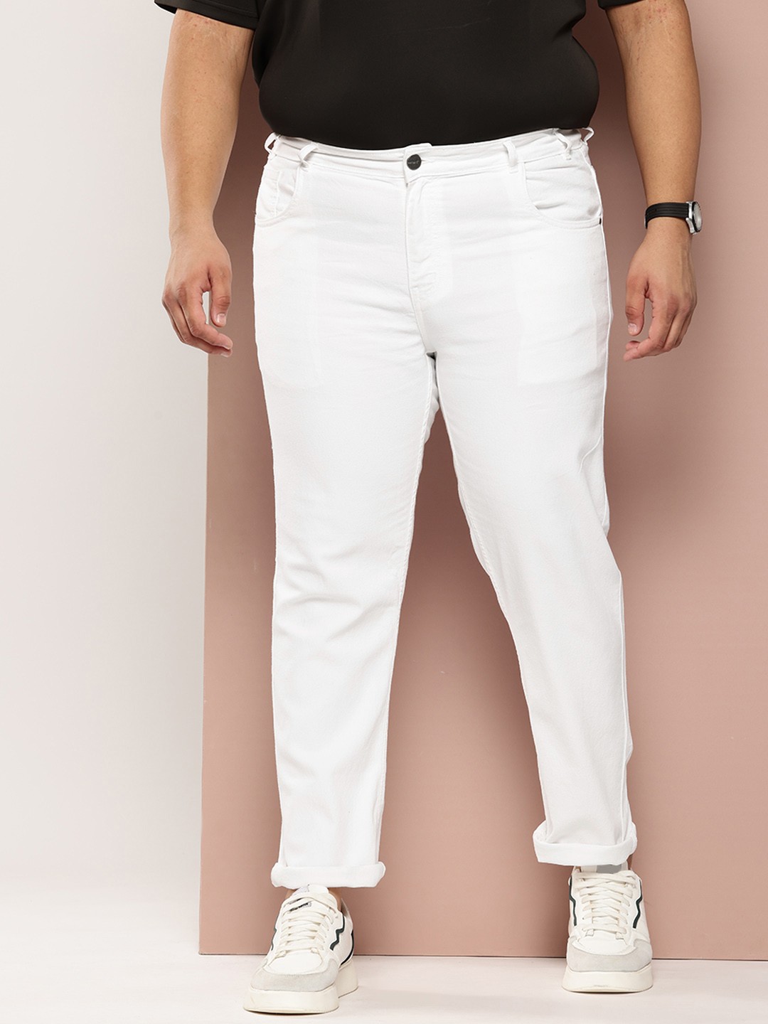 

Sztori Men Slim Fit Stretchable Jeans, White