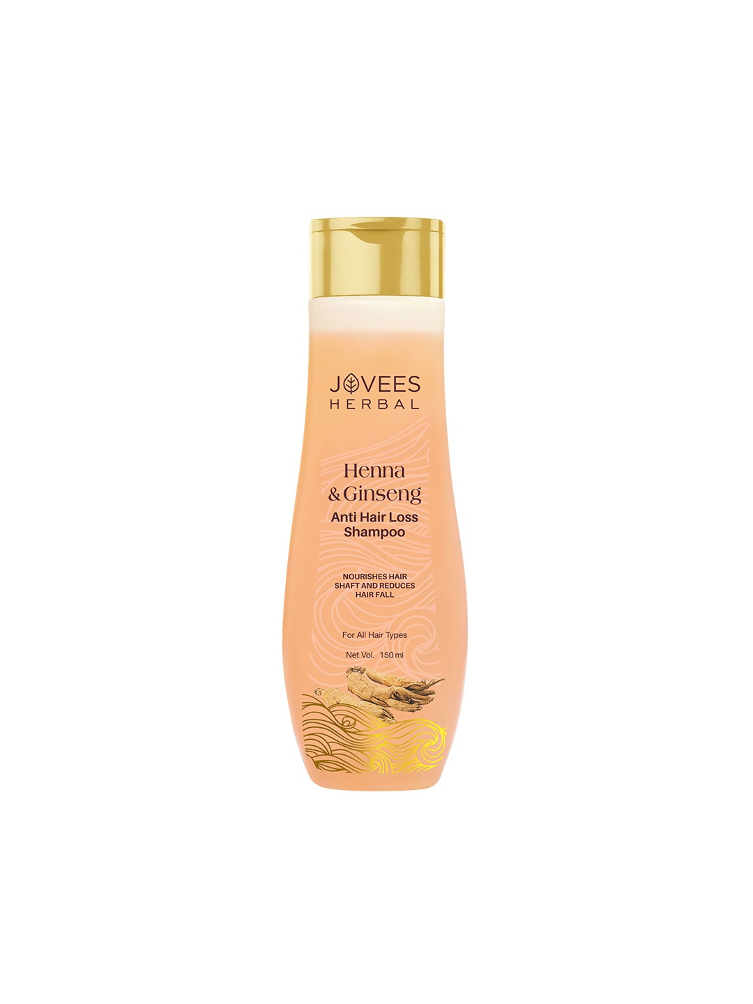 

Jovees Herbal Henna & Ginseng Anti Hair Loss Shampoo - 150ml, Beige