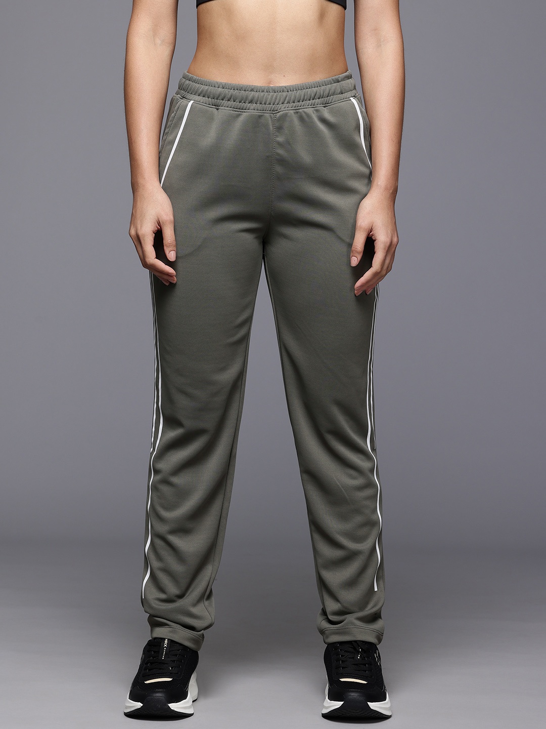 

HRX by Hrithik Roshan Women Rapid-Dry Training Track Pants, Olive