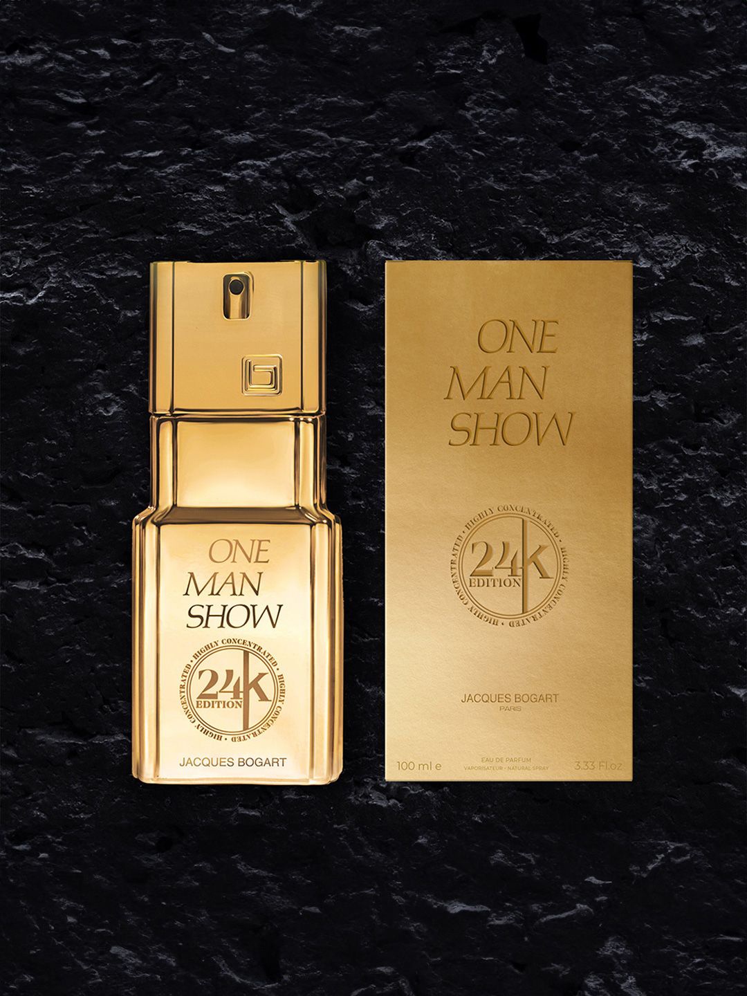 

JACQUES BOGART One Man Show 24K Edition Long Lasting Eau De Parfum - 100ml, Gold