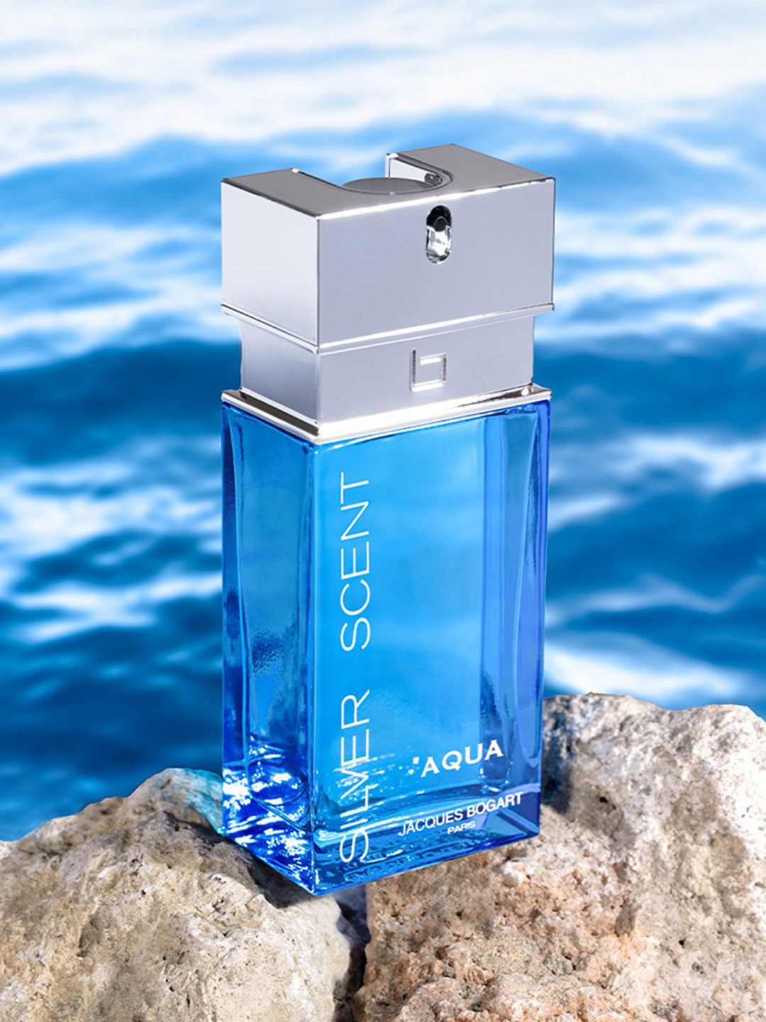 

JACQUES BOGART Men Silver Scent Aqua Long Lasting Eau de Parfum -100ml, Transparent