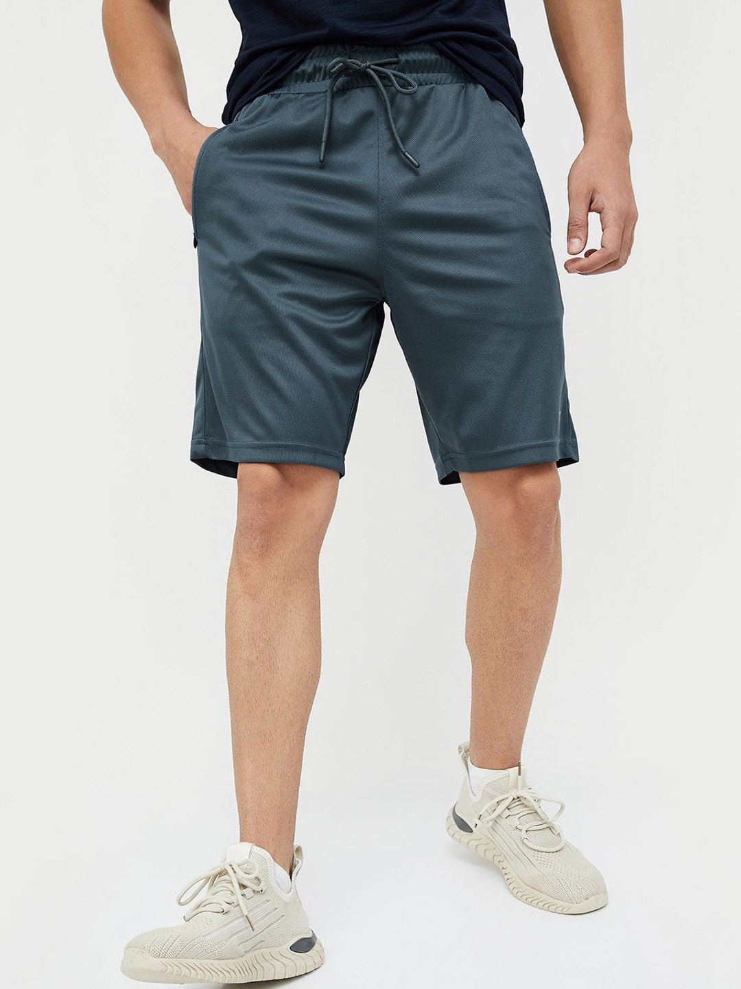 

Fame Forever by Lifestyle Men Regular Fit Mid Rise Shorts, Teal