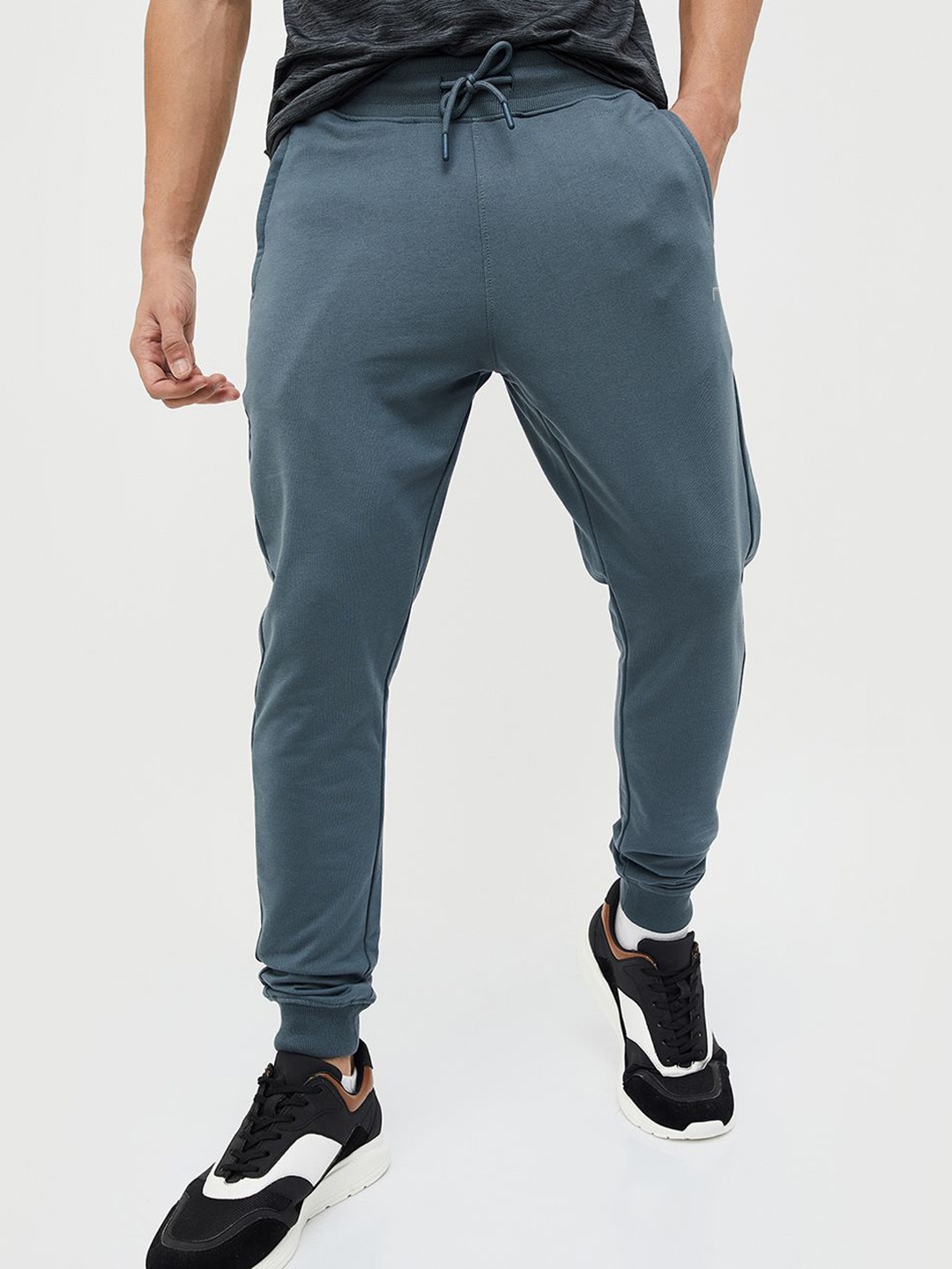 

Fame Forever by Lifestyle Men Mid Rise Regular Fit Joggers, Teal