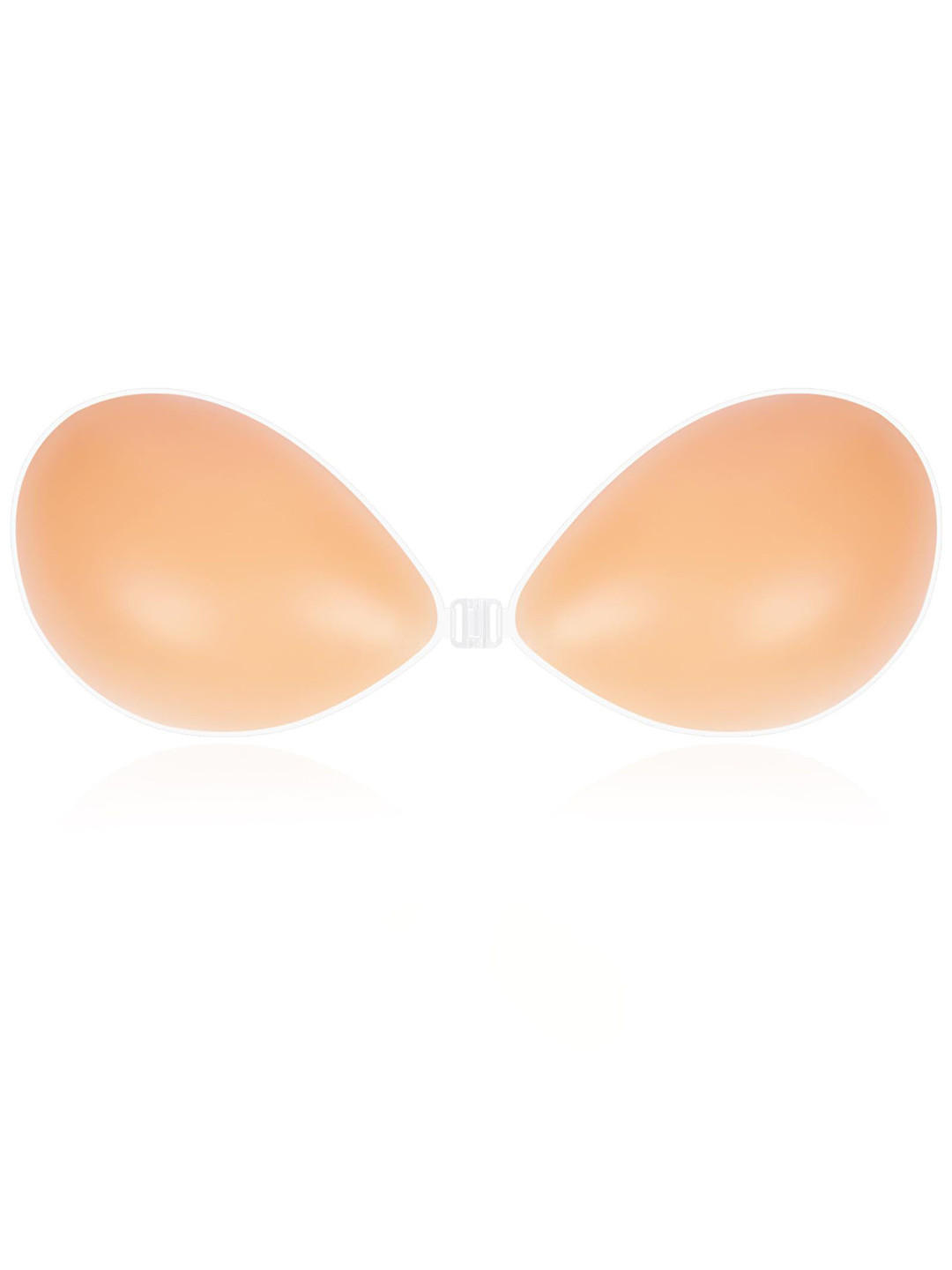 

KRENOZ Reusable Invisible Stick-On Bra Lingerie accessories, Beige