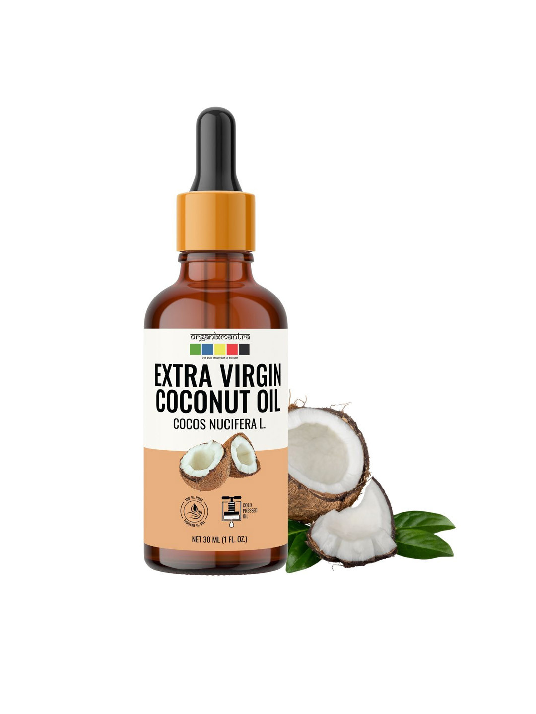 

Organix Mantra Extra Virgin Pure Coconut Oil - 30ml, Transparent
