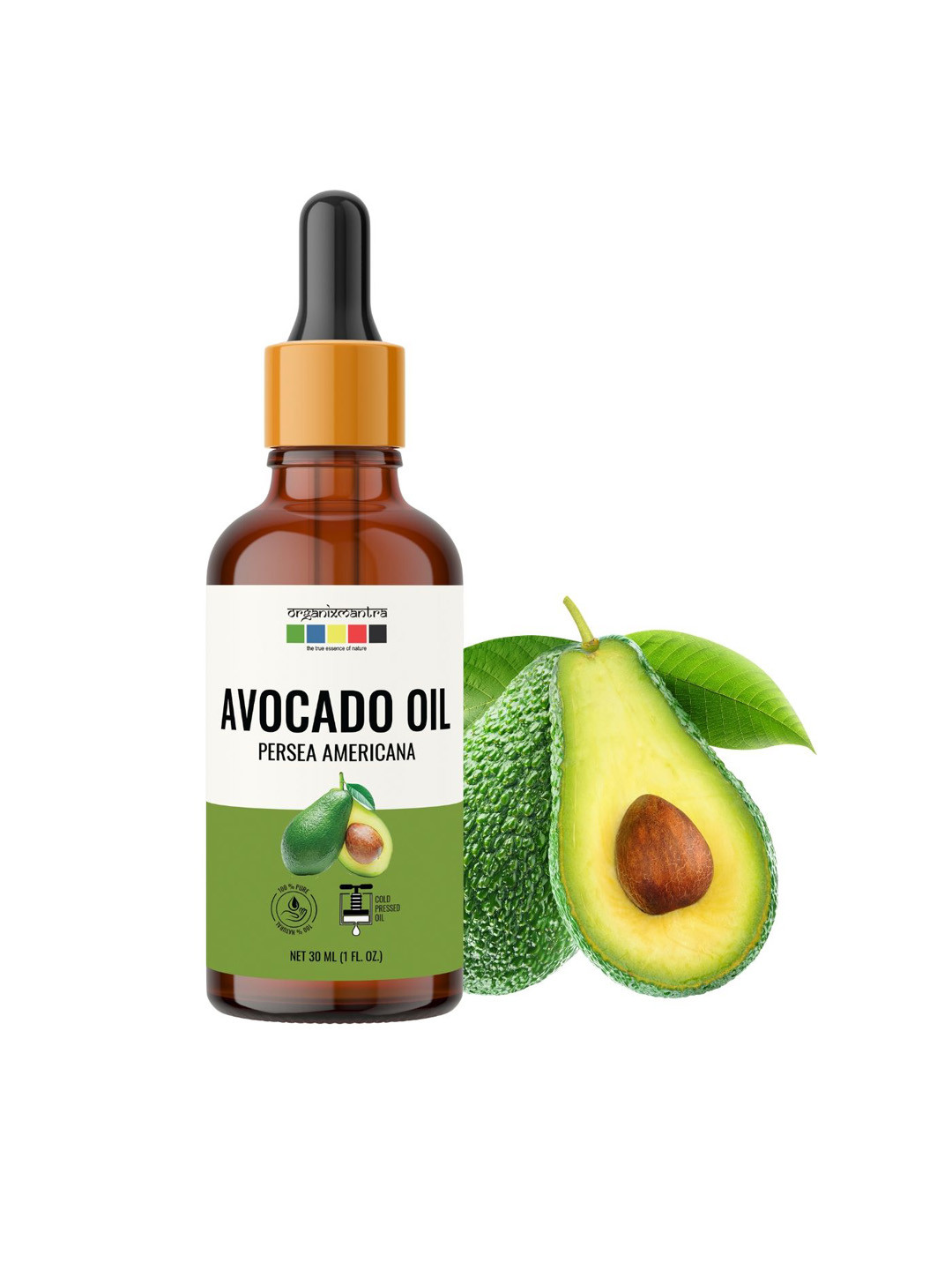 

Organix Mantra Cold Pressed Organic Avocado Oil - 30ml, Green