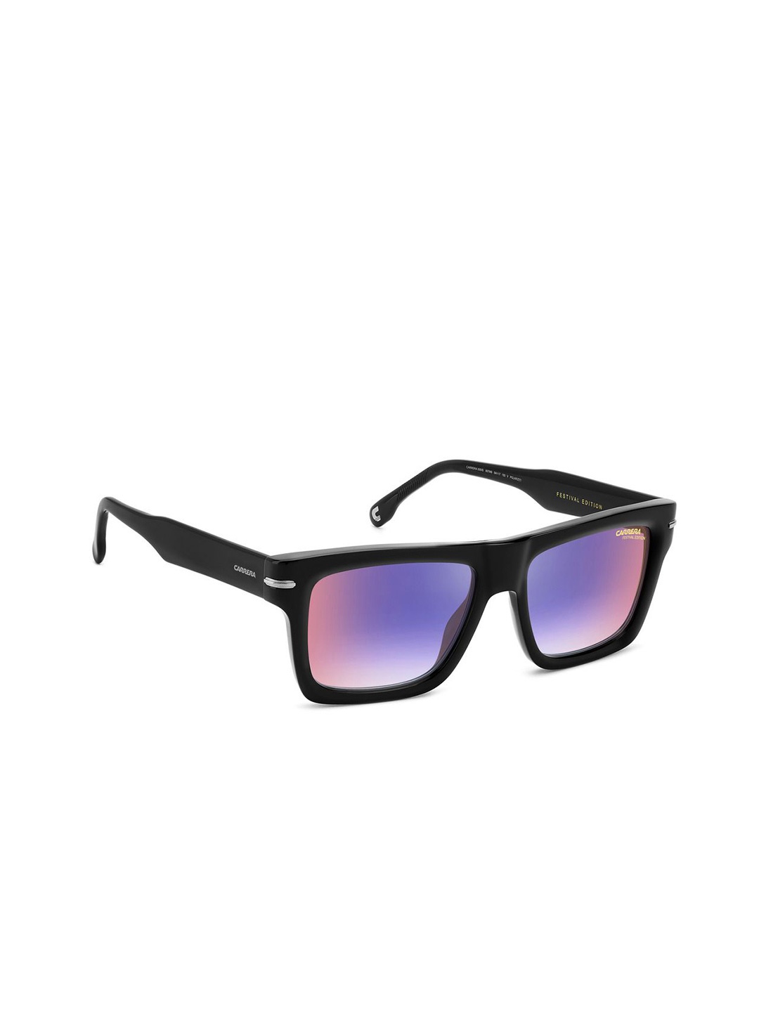

Carrera Unisex Rectangle Sunglasses With UV Protected Lens, Blue