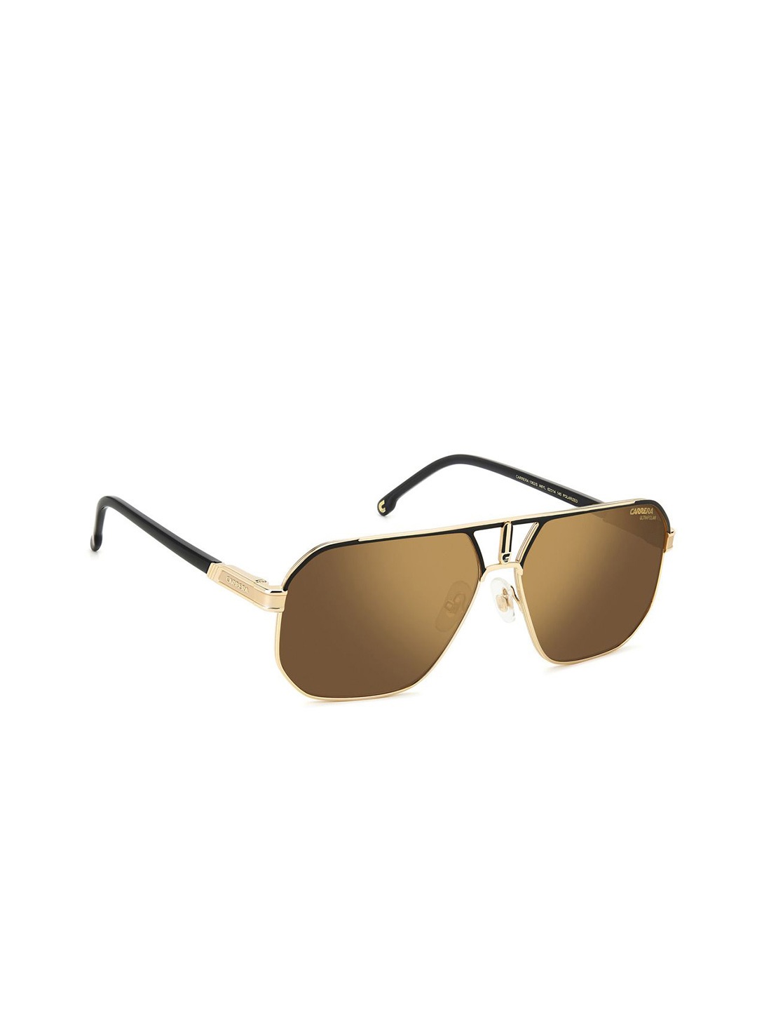 

Carrera Men Square Sunglasses With UV Protected Lens, Gold