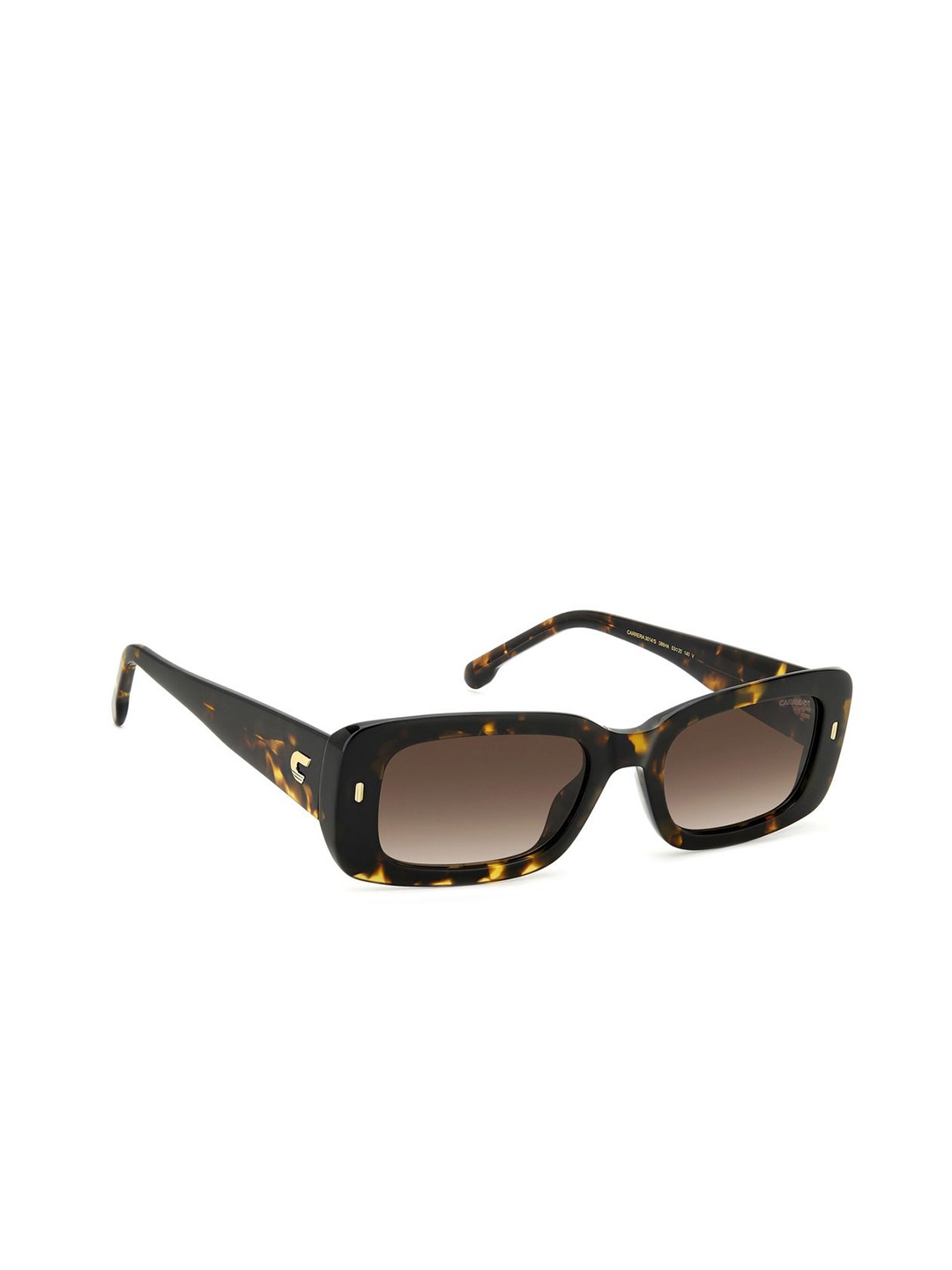 

Carrera Women Rectangle Sunglasses With UV Protected Lens, Brown